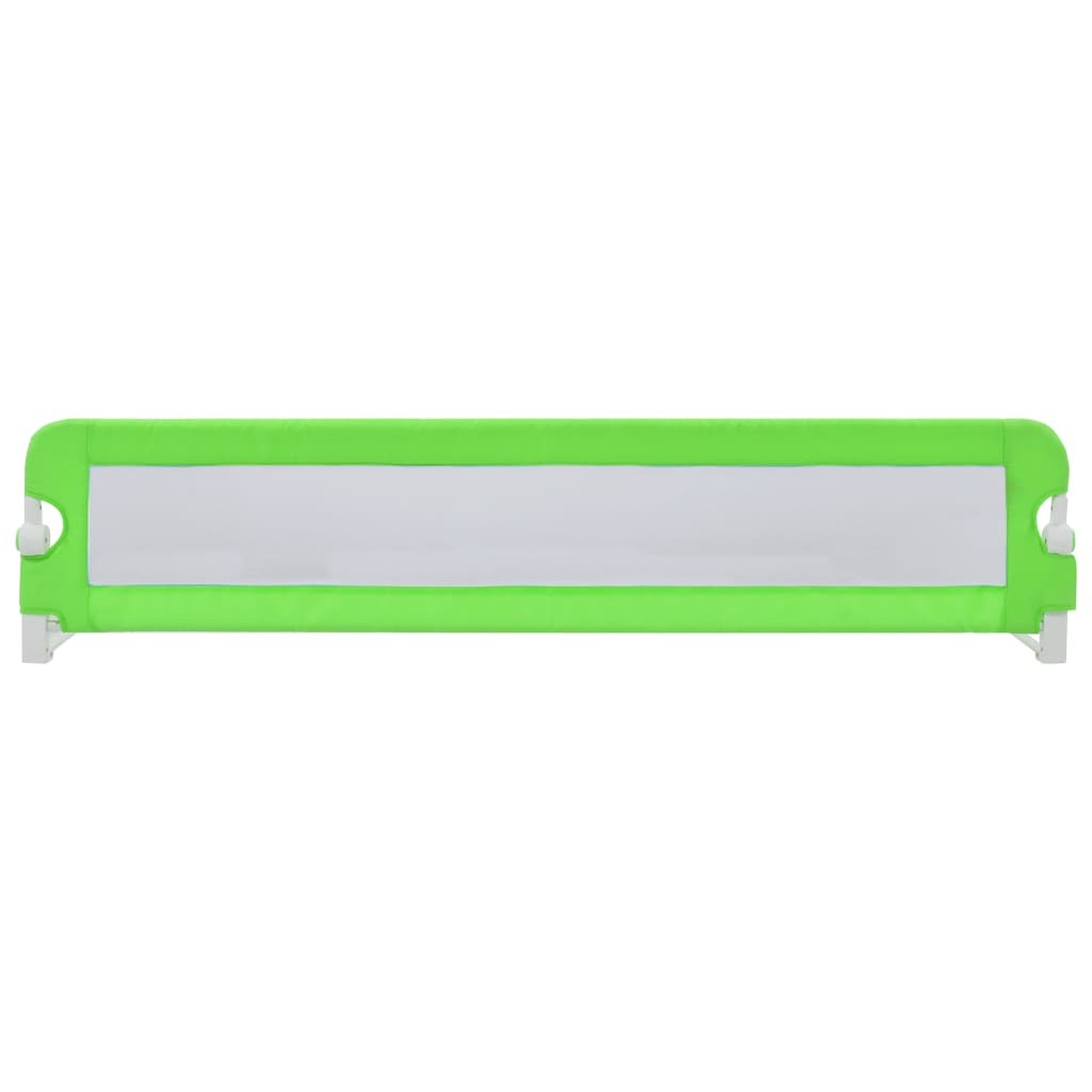 vidaXL Toddler Safety Bed Rail Green 180x42 cm Polyester