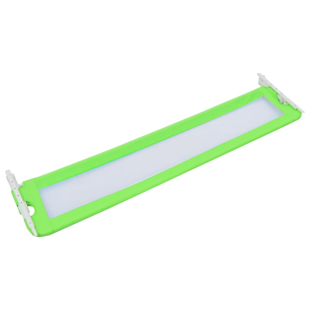 vidaXL Toddler Safety Bed Rail Green 180x42 cm Polyester