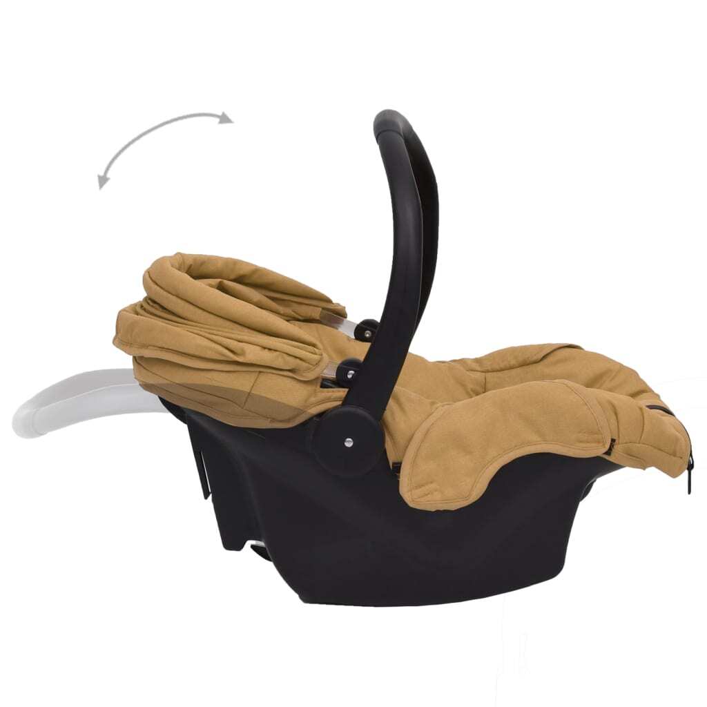 vidaXL Baby Car Seat Taupe 42x65x57 cm