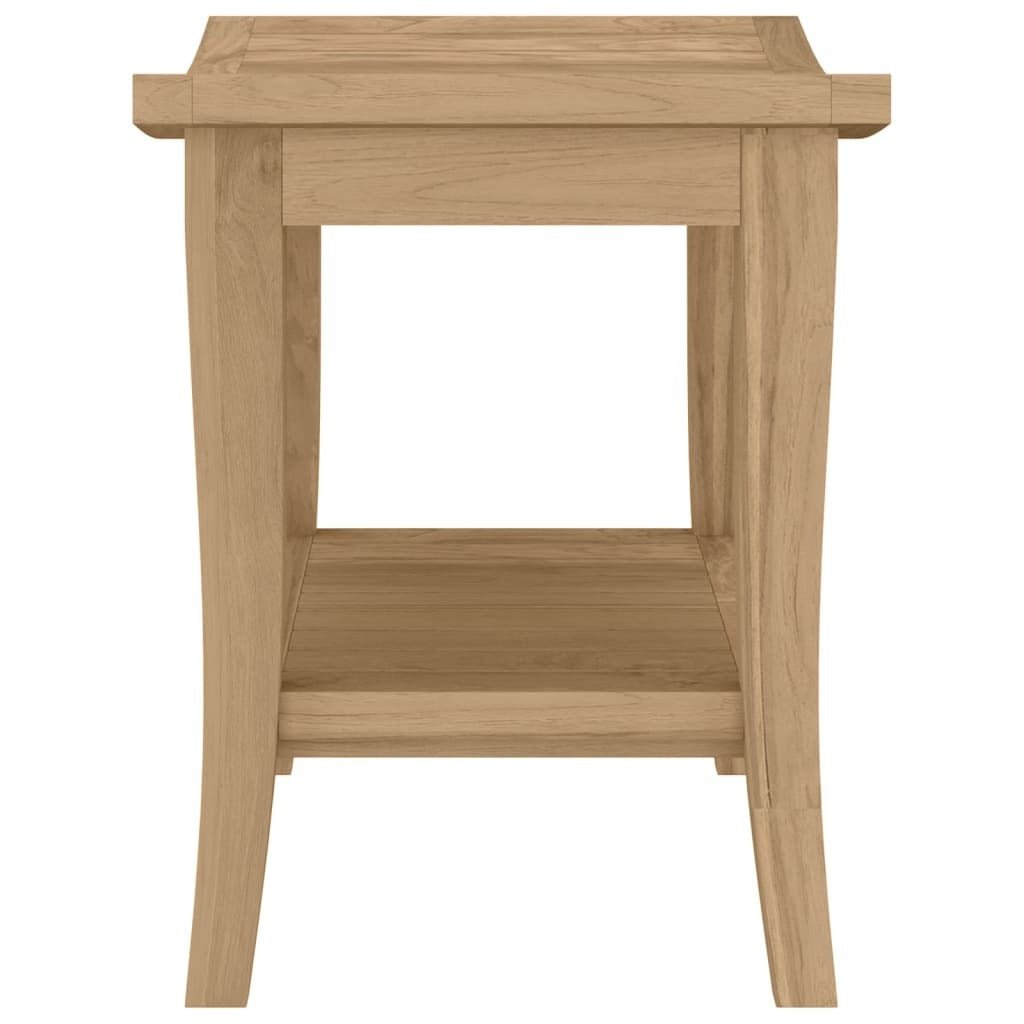 vidaXL Shower Bench 50x35x45 cm Solid Wood Teak