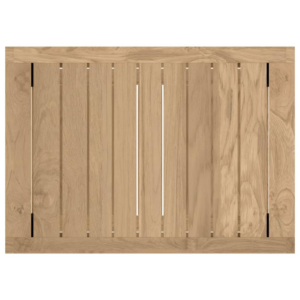 vidaXL Shower Bench 50x35x45 cm Solid Wood Teak