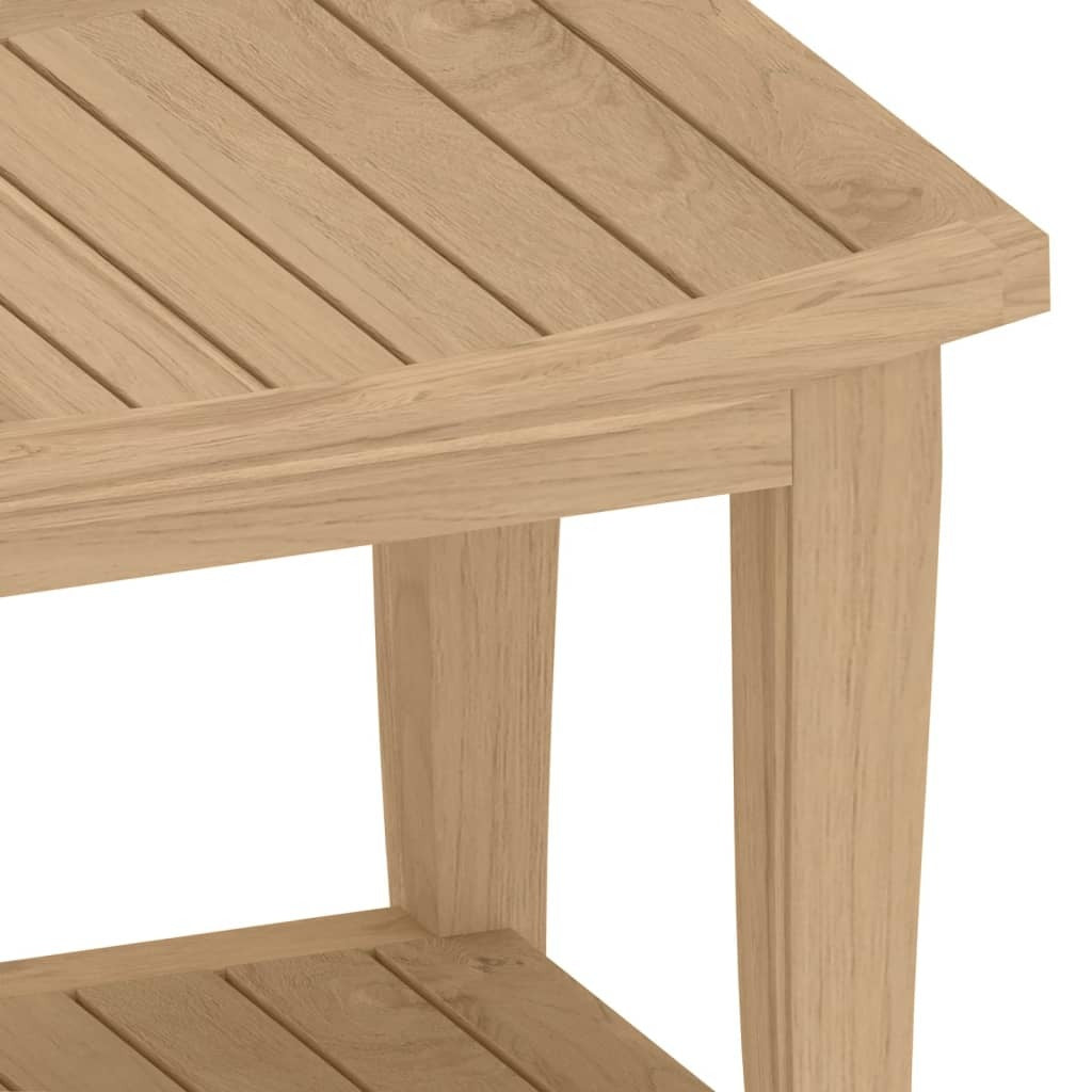 vidaXL Shower Bench 50x35x45 cm Solid Wood Teak