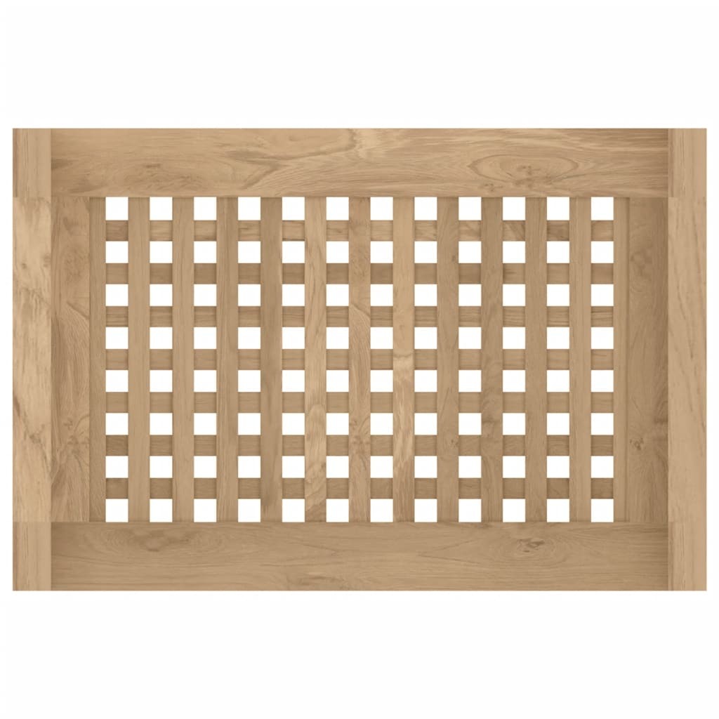 vidaXL Shower Bench 45x30x45 cm Solid Wood Teak