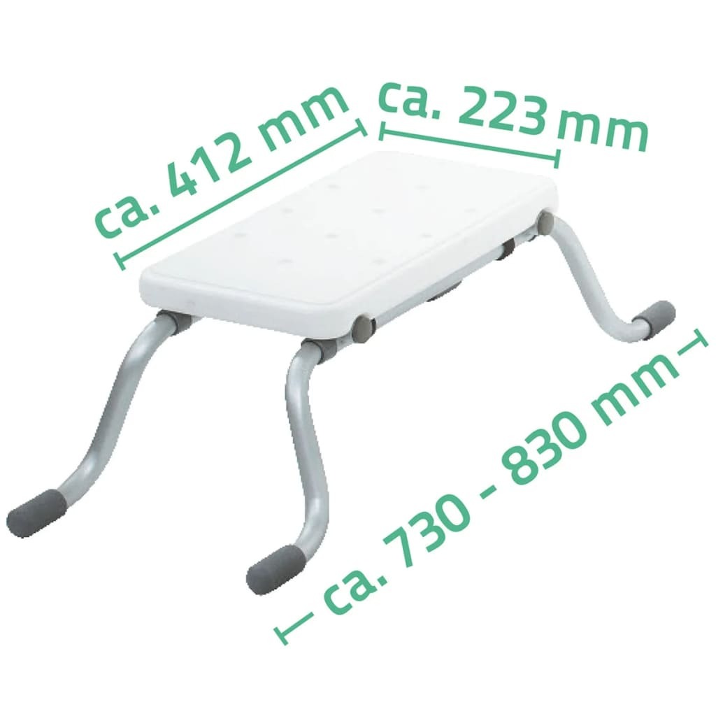 RIDDER Bathtub Seat/Footstool Eco White A0042001