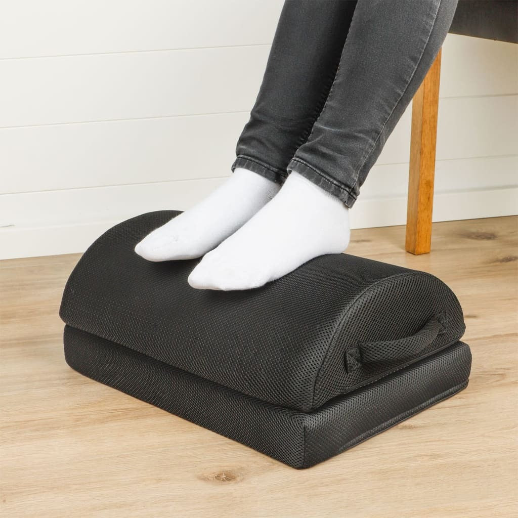 HI Pressure Relief Footrest Cushion 42x30x15 cm Black