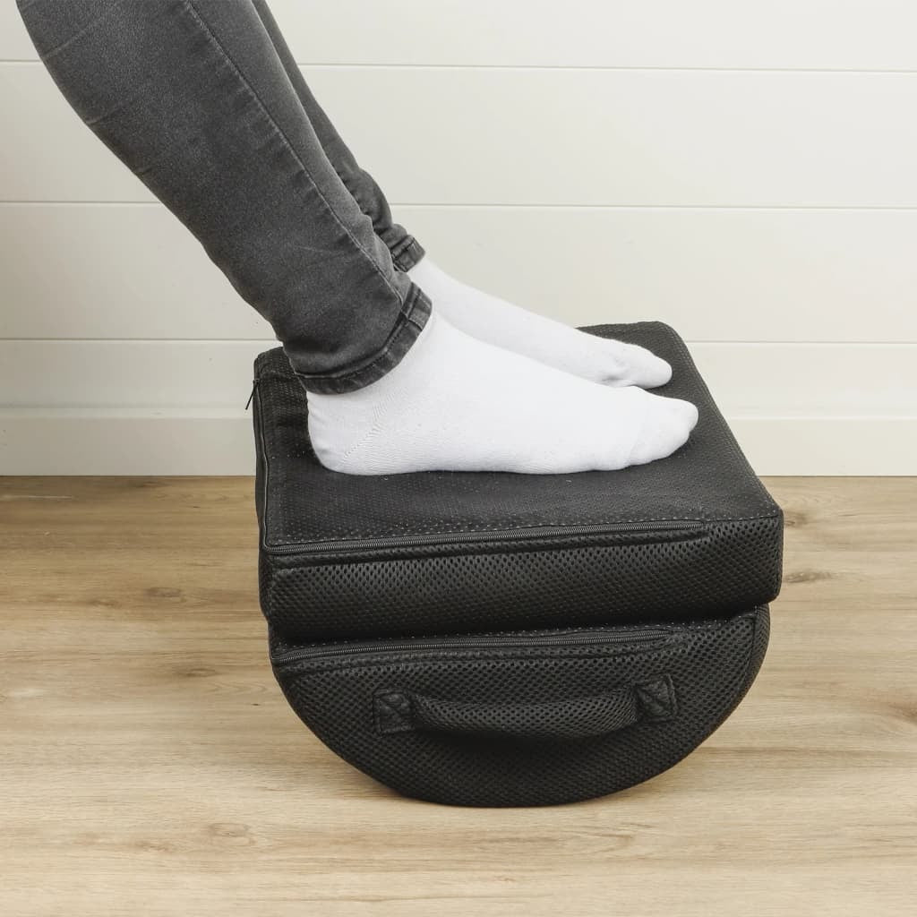HI Pressure Relief Footrest Cushion 42x30x15 cm Black