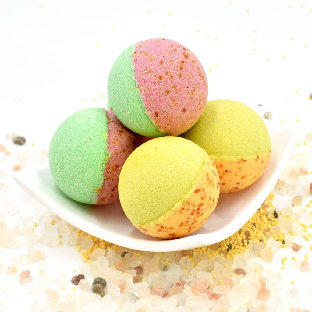 vidaXL Bath Bombs 24 pcs Natural Essential Oils