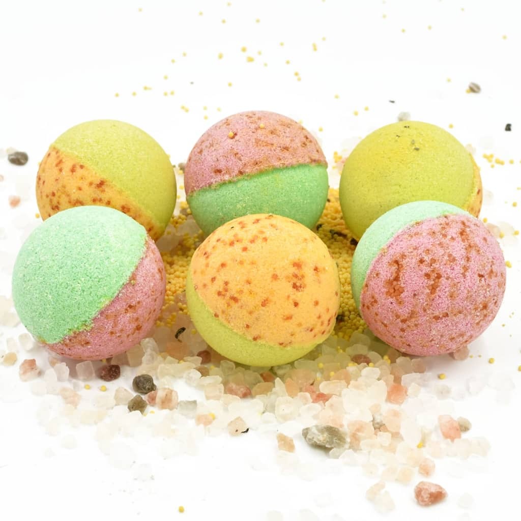 vidaXL Bath Bombs 24 pcs Natural Essential Oils