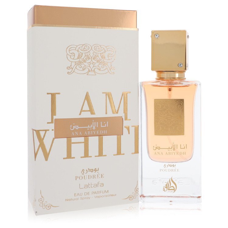 Ana Abiyedh I Am White Poudree Eau De Parfum Spray (Unisex) By Lattafa Eau De Parfum Spray (Unisex) (Ana Abiyedh I Am White Poudree Eau De Parfum Spray (Unisex) By Lattafa)