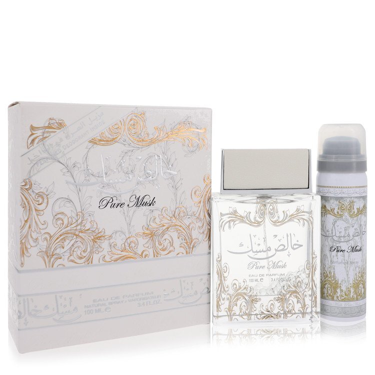 Lattafa Pure Khalis Musk Eau De Parfum Spray Plus 1.7 Deodorant By Lattafa Eau De Parfum Spray Plus 1.7 Deodorant (Lattafa Pure Khalis Musk Eau De Parfum Spray Plus 1.7 Deodorant By Lattafa)