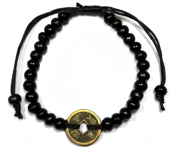 Good Luck Feng-Shui Bracelets - Black - Per case: 1 Piece