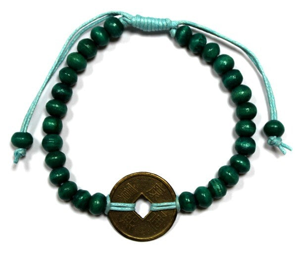 Good Luck Feng-Shui Bracelets - Green - Per case: 1 Piece