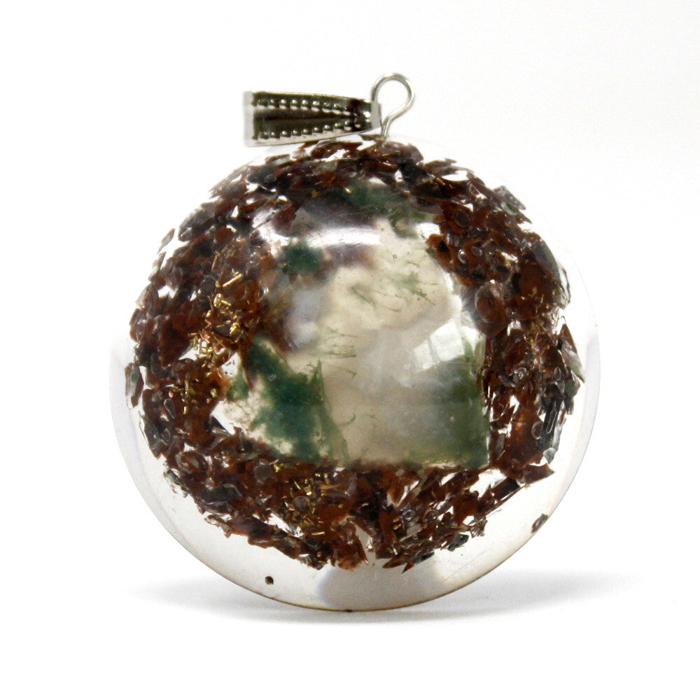 Orgonite Power Pendant - Power Block in Dome - Per case: 1 Piece