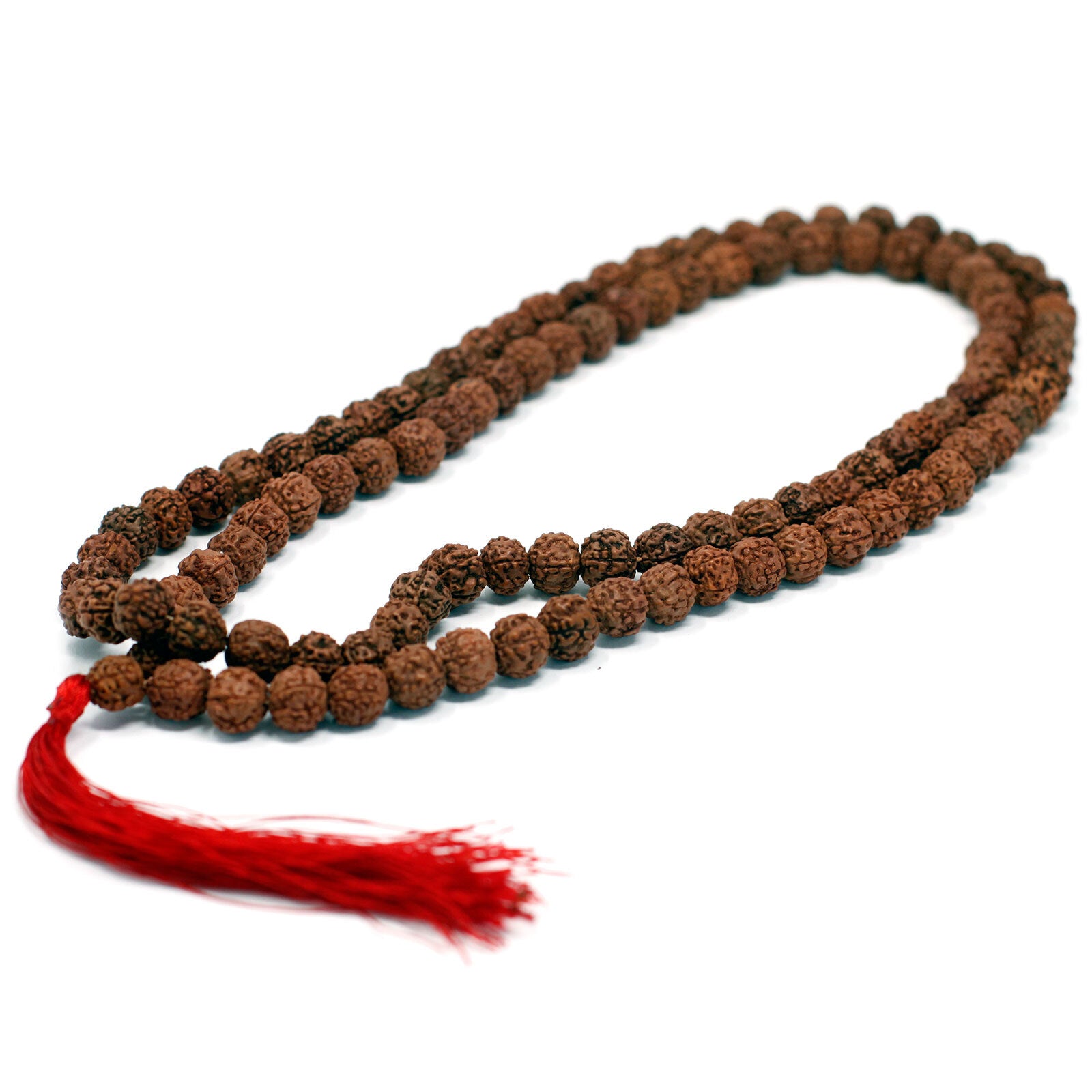 108 Rudraksha Mala - Brown - Per case: 1 Piece