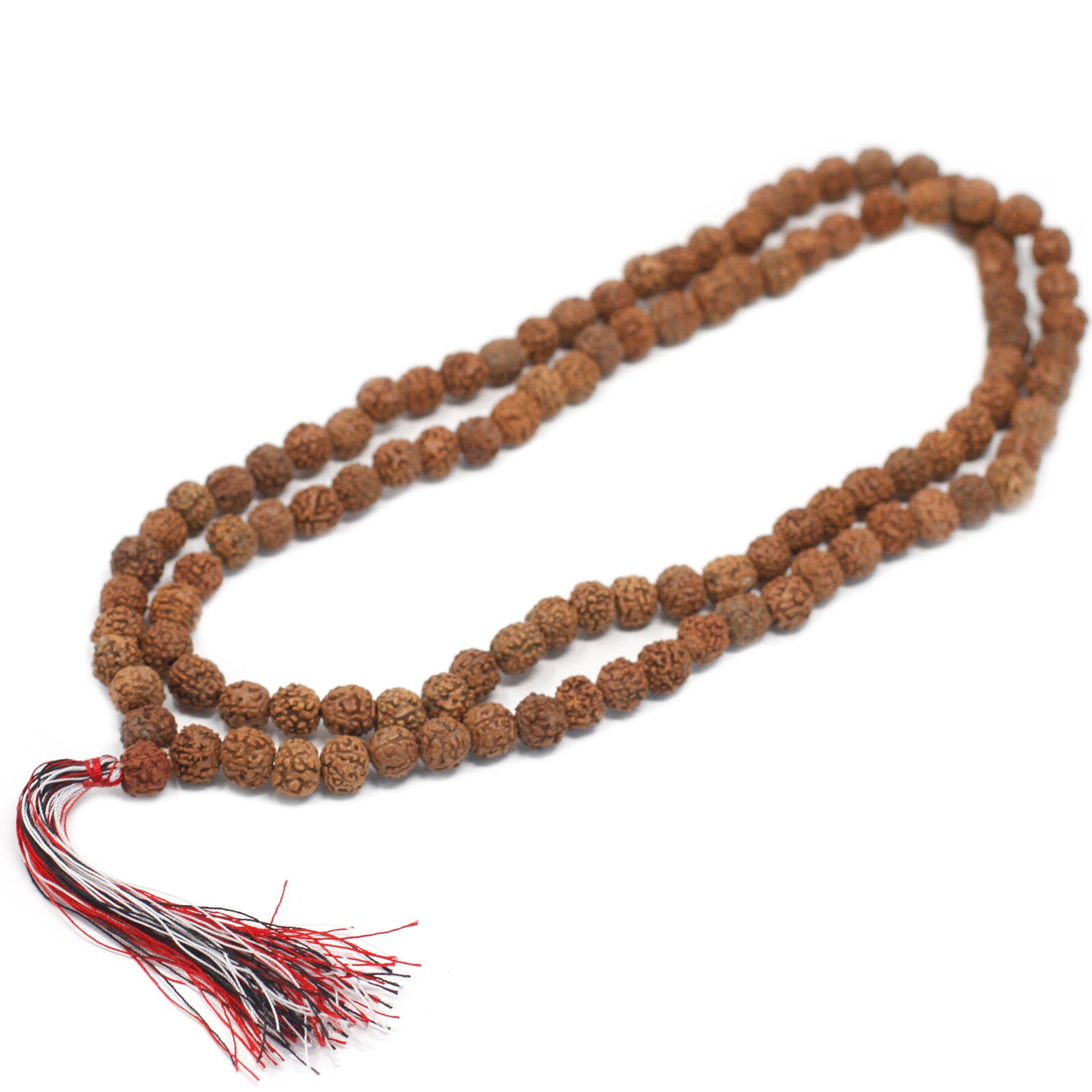 108 Rudraksha Mala - Natural - Per case: 1 Piece