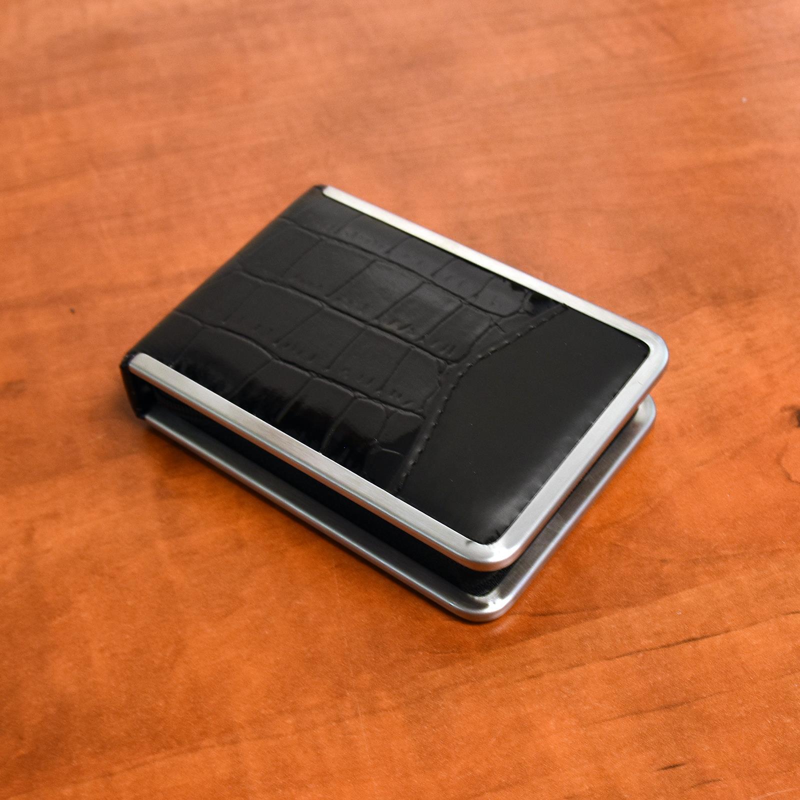8pc Gents Manicure Set in Leather Wallet | DGI-1683 | GM-40 | AS-15382