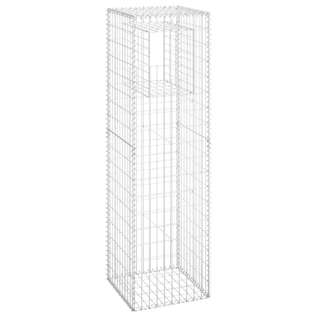 Gabion Basket Post 50x50x180 cm Iron