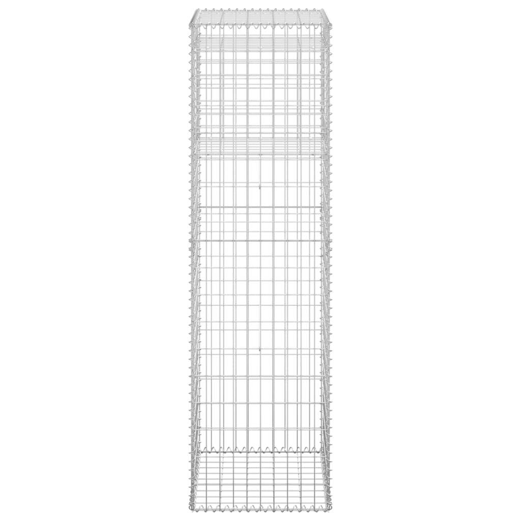 Gabion Basket Post 50x50x180 cm Iron