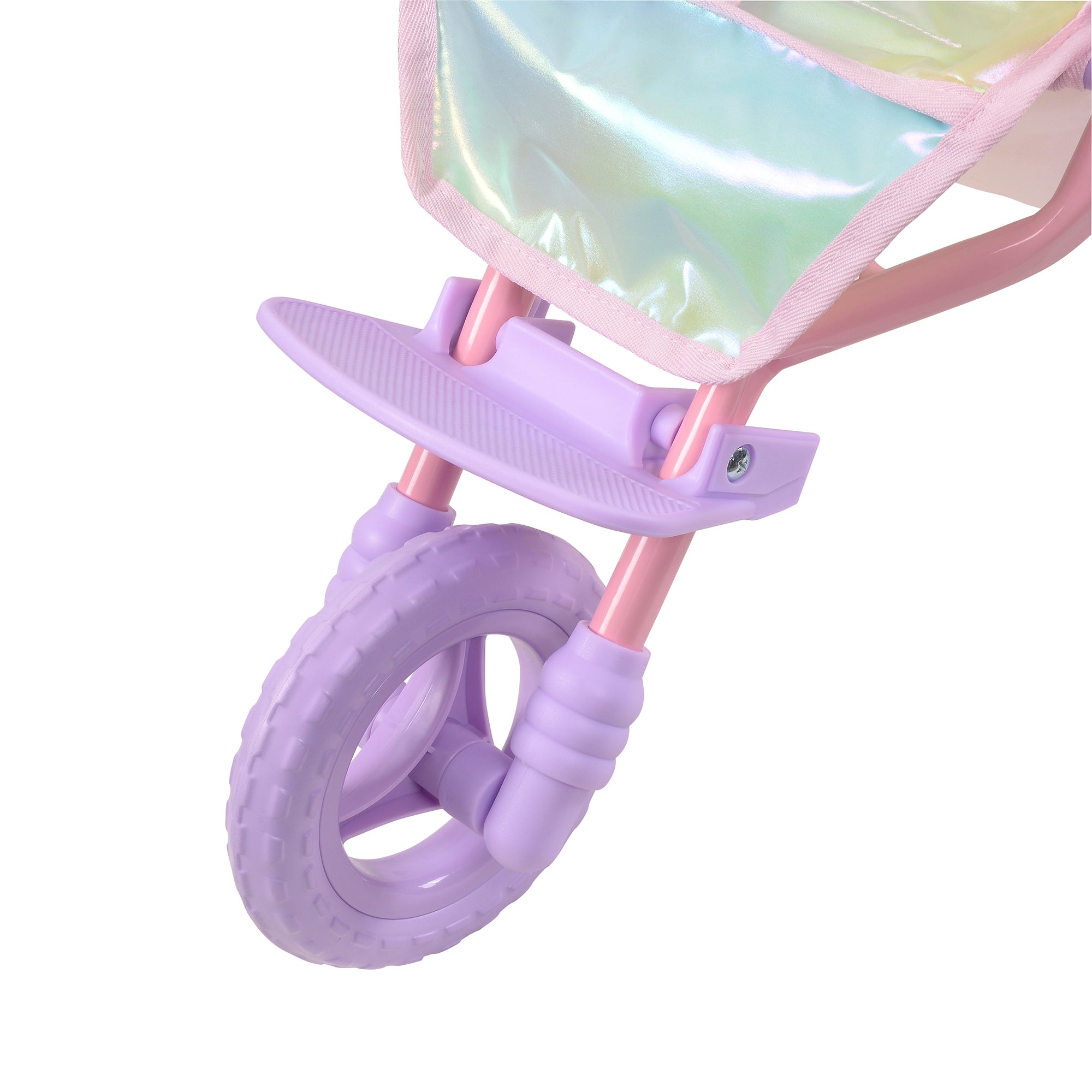 Olivia's Little World Dreamland Baby Doll Pram Pushchair Stroller with Storage