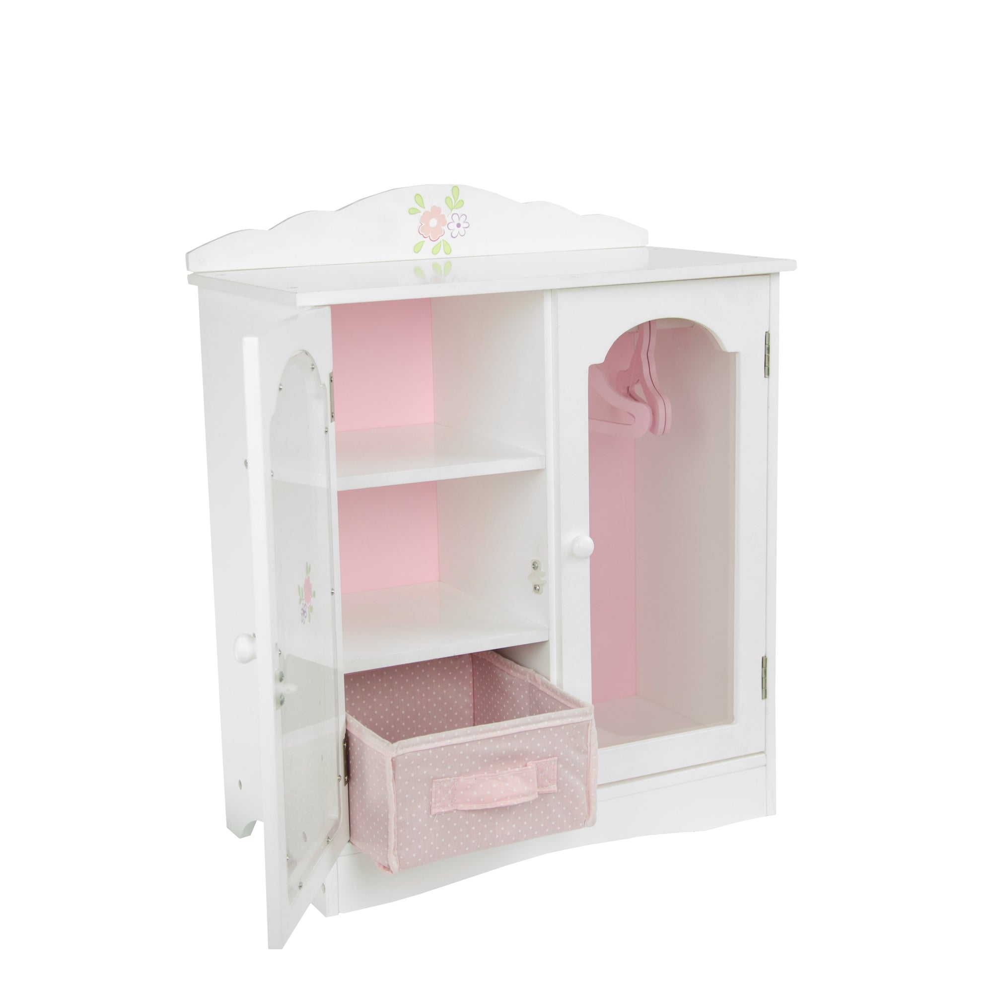 Olivia's Little World 18 Inch Doll Closet Doll Furniture With Hangers TD-0210A