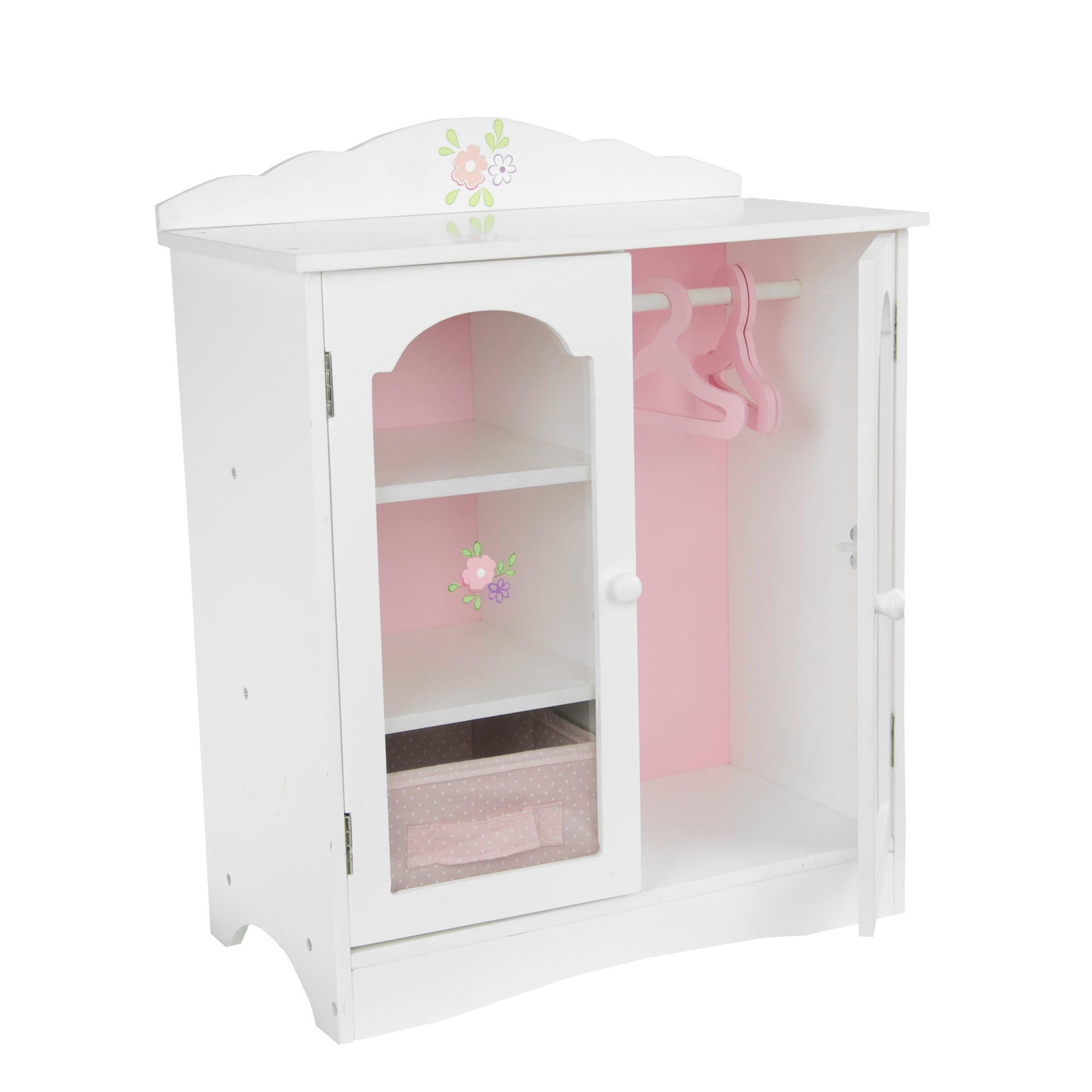 Olivia's Little World 18 Inch Doll Closet Doll Furniture With Hangers TD-0210A
