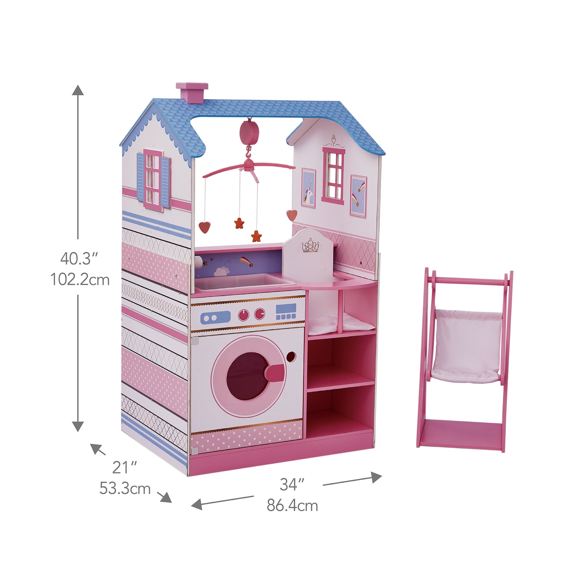 Olivia's Little World Dollhouse Changing Table Nursery Playset Station TD-11460W