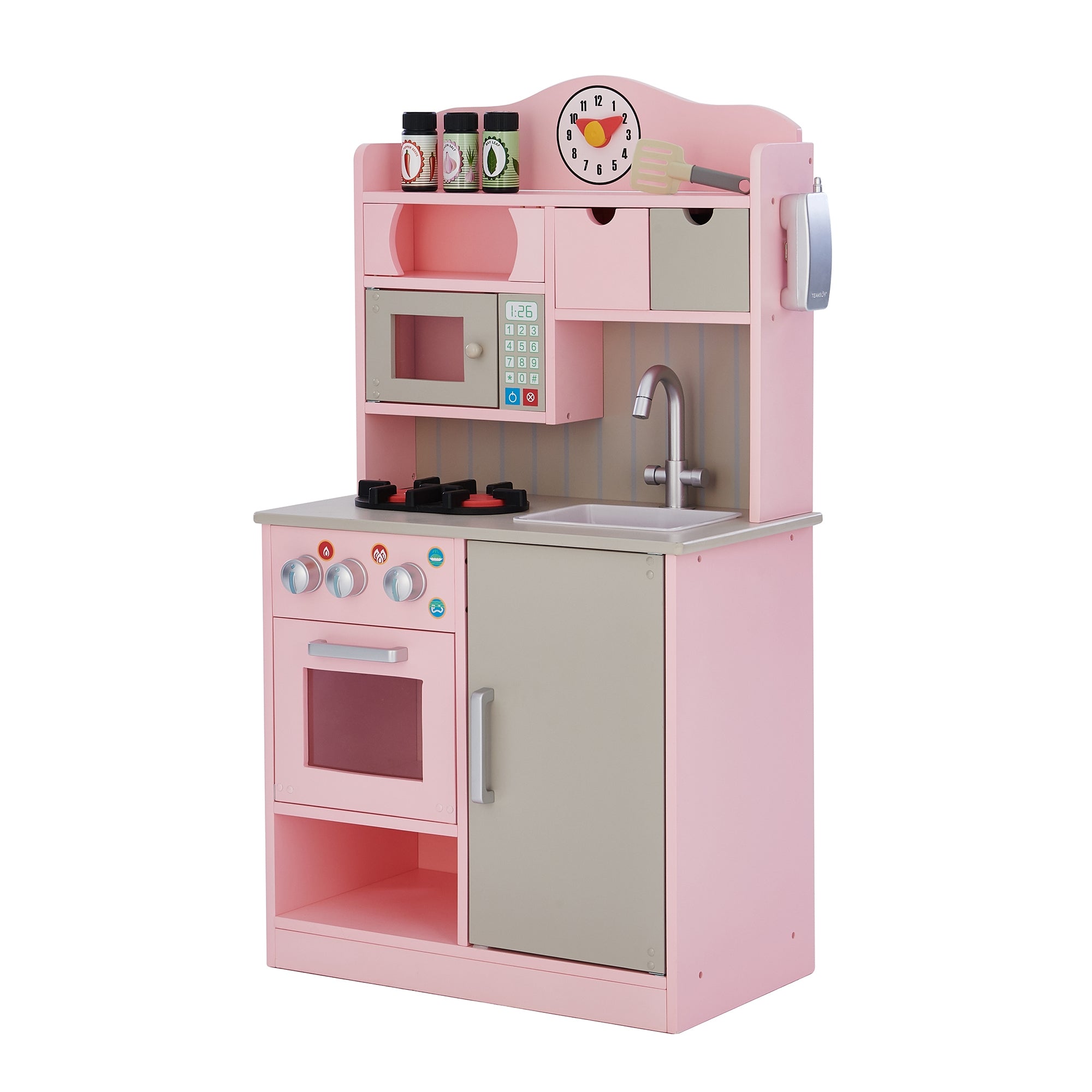 Little Chef Florence Classic Play Kitchen Pink / Grey TD-11708P