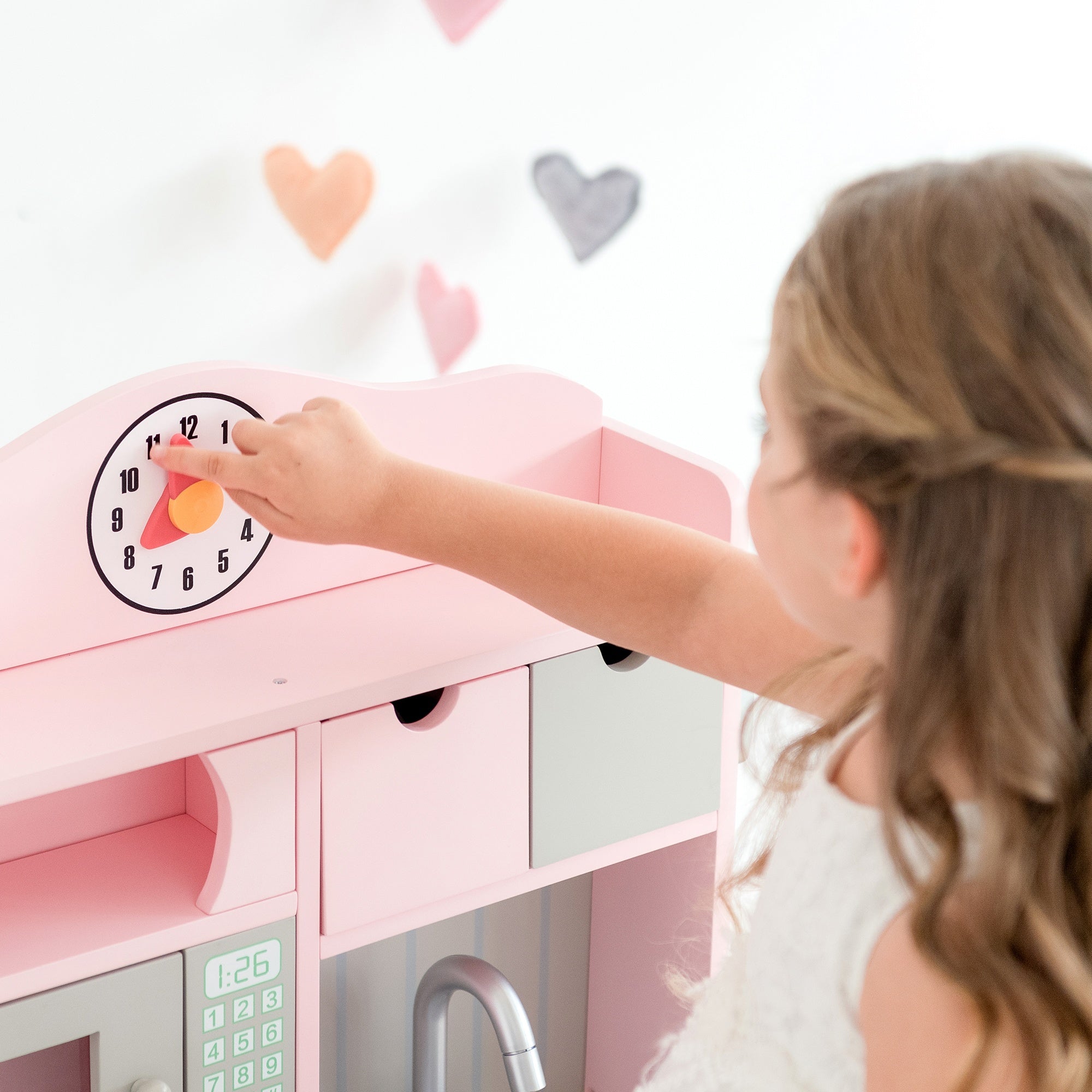Little Chef Florence Classic Play Kitchen Pink / Grey TD-11708P