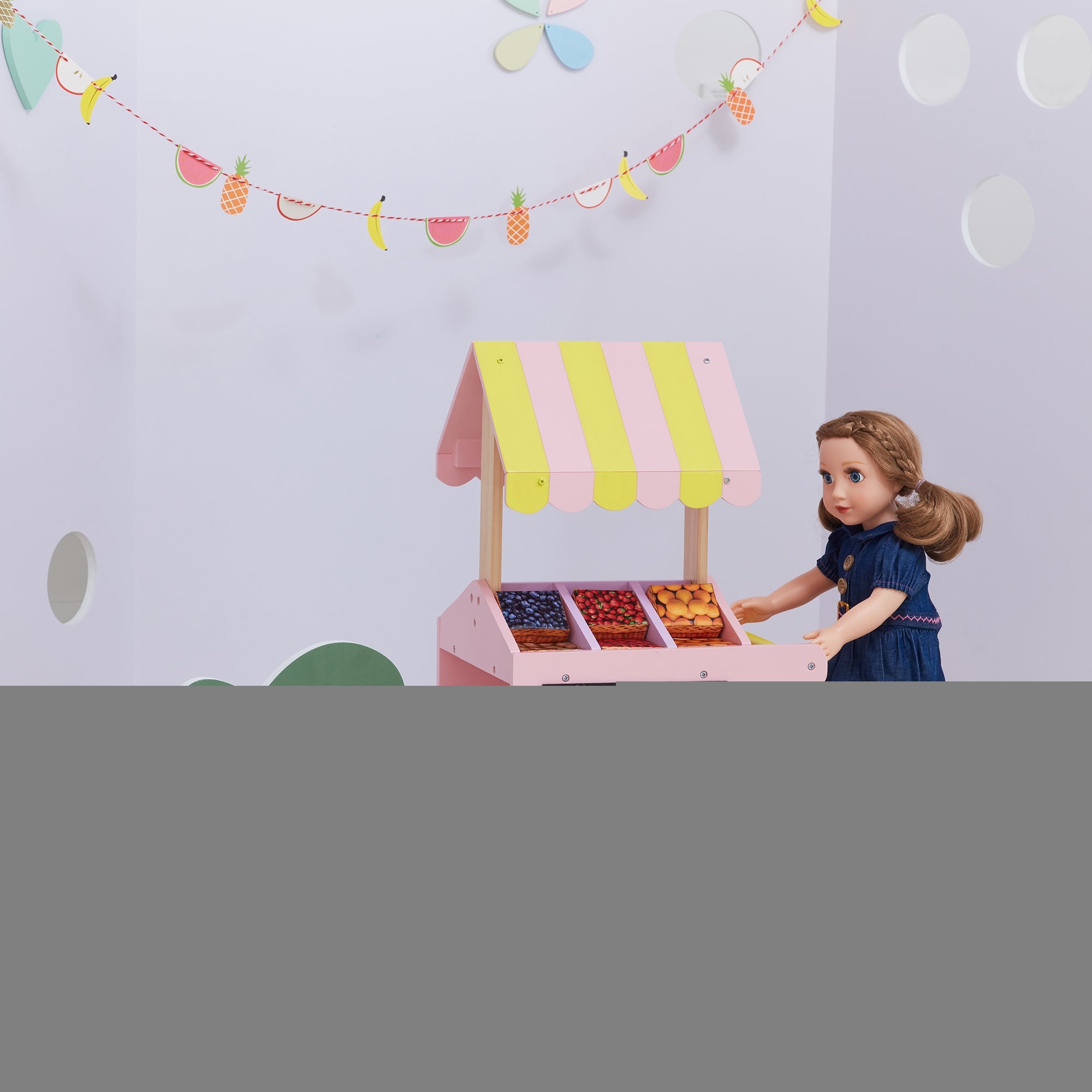 Olivia's Little World Baby Doll Wooden Pastry Cart | Dolls Accessories TD-12879A