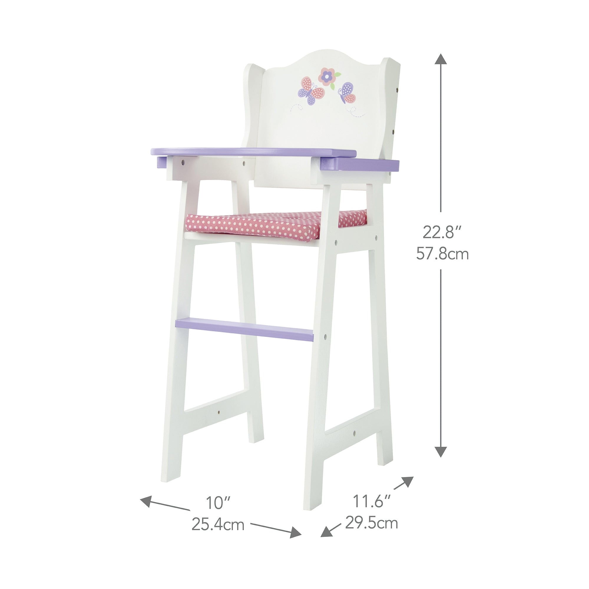 Olivia's Little World Baby Doll High Chair Doll Furniture Accessories TD-0098A