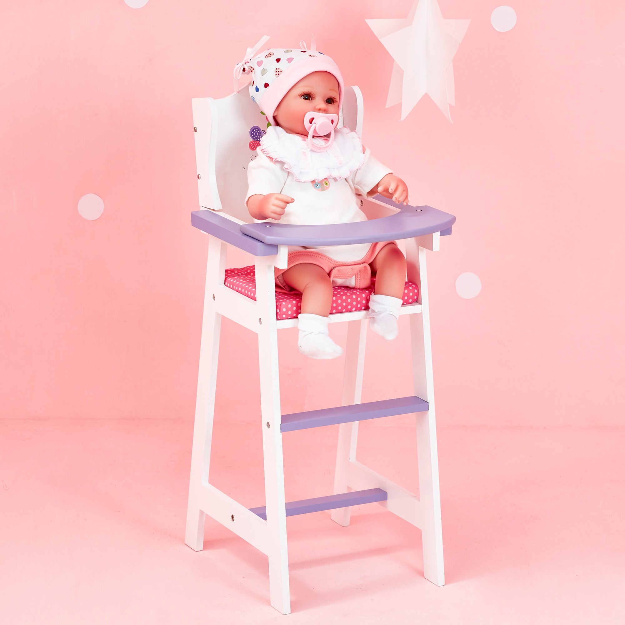 Olivia's Little World Baby Doll High Chair Doll Furniture Accessories TD-0098A