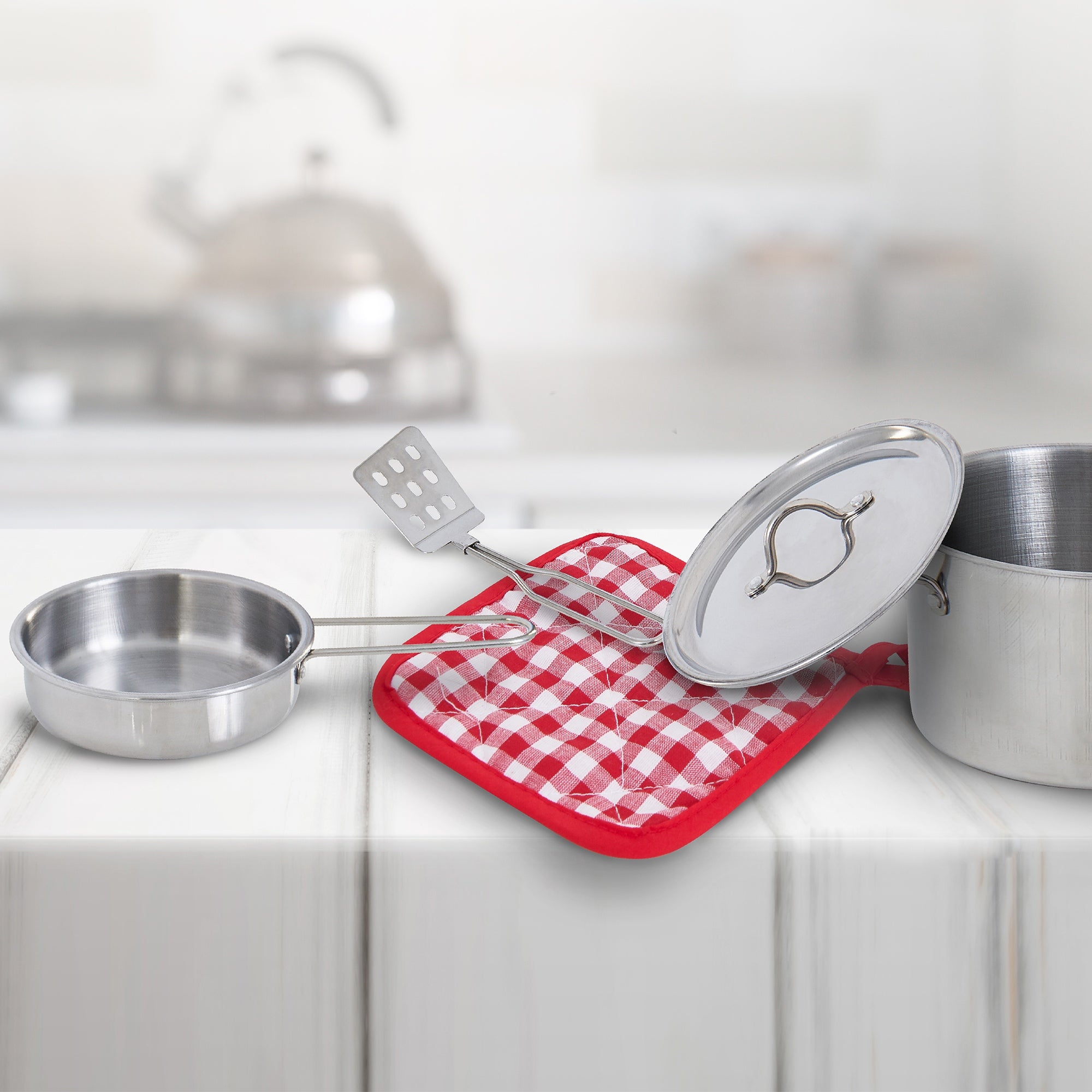 Play Cooking Accessory Set Steel 11 pcs Frankfurt TK-M00001