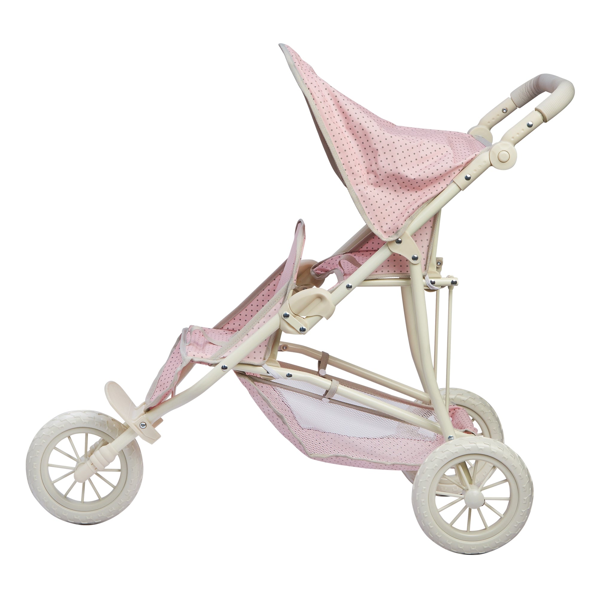 Olivia's Little World Dolls Twin Pram Stroller Pushchair For Baby Dolls OL-00004