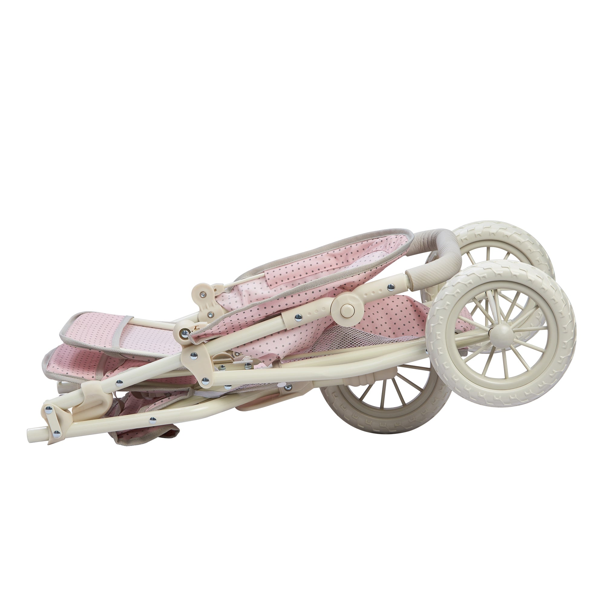 Olivia's Little World Dolls Twin Pram Stroller Pushchair For Baby Dolls OL-00004