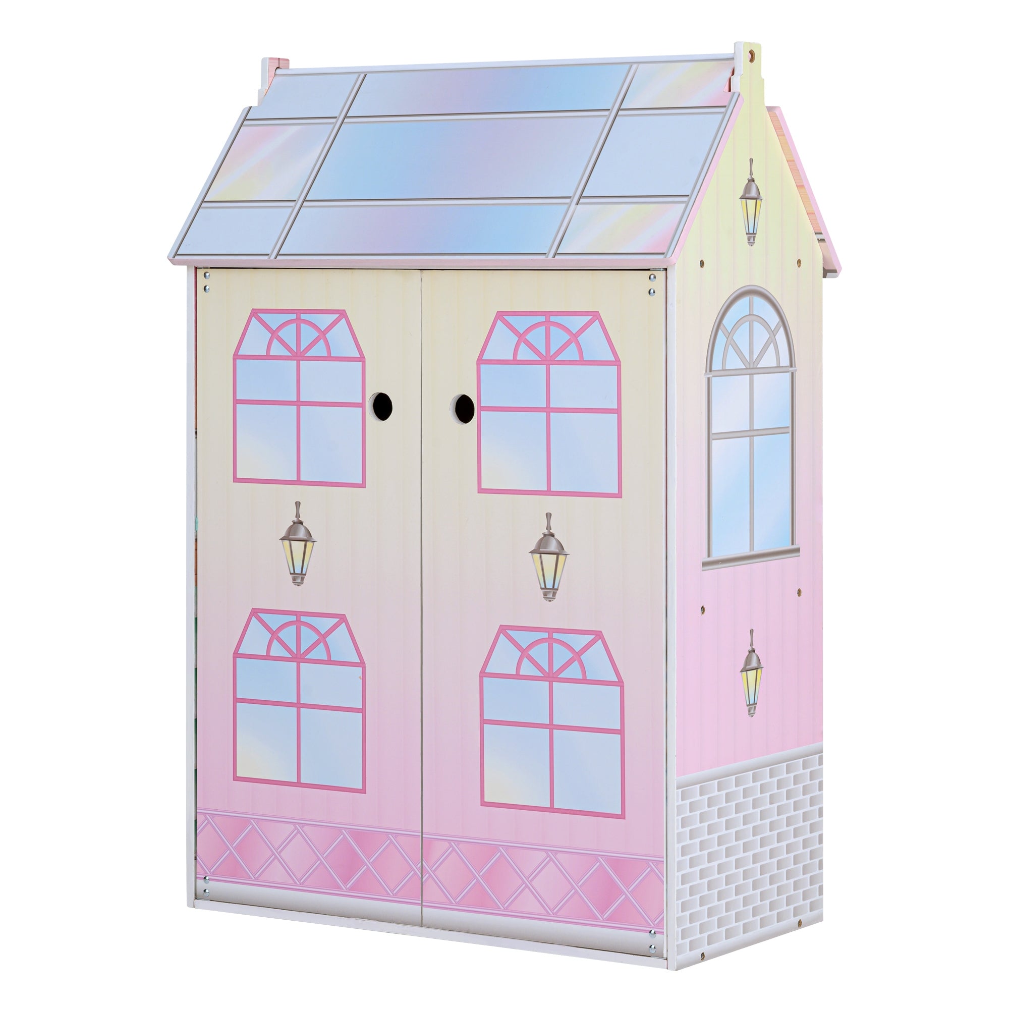 Olivia's Little World Kids 12" Doll House & 10 Accessories 3.5" Dolls TD-12518D