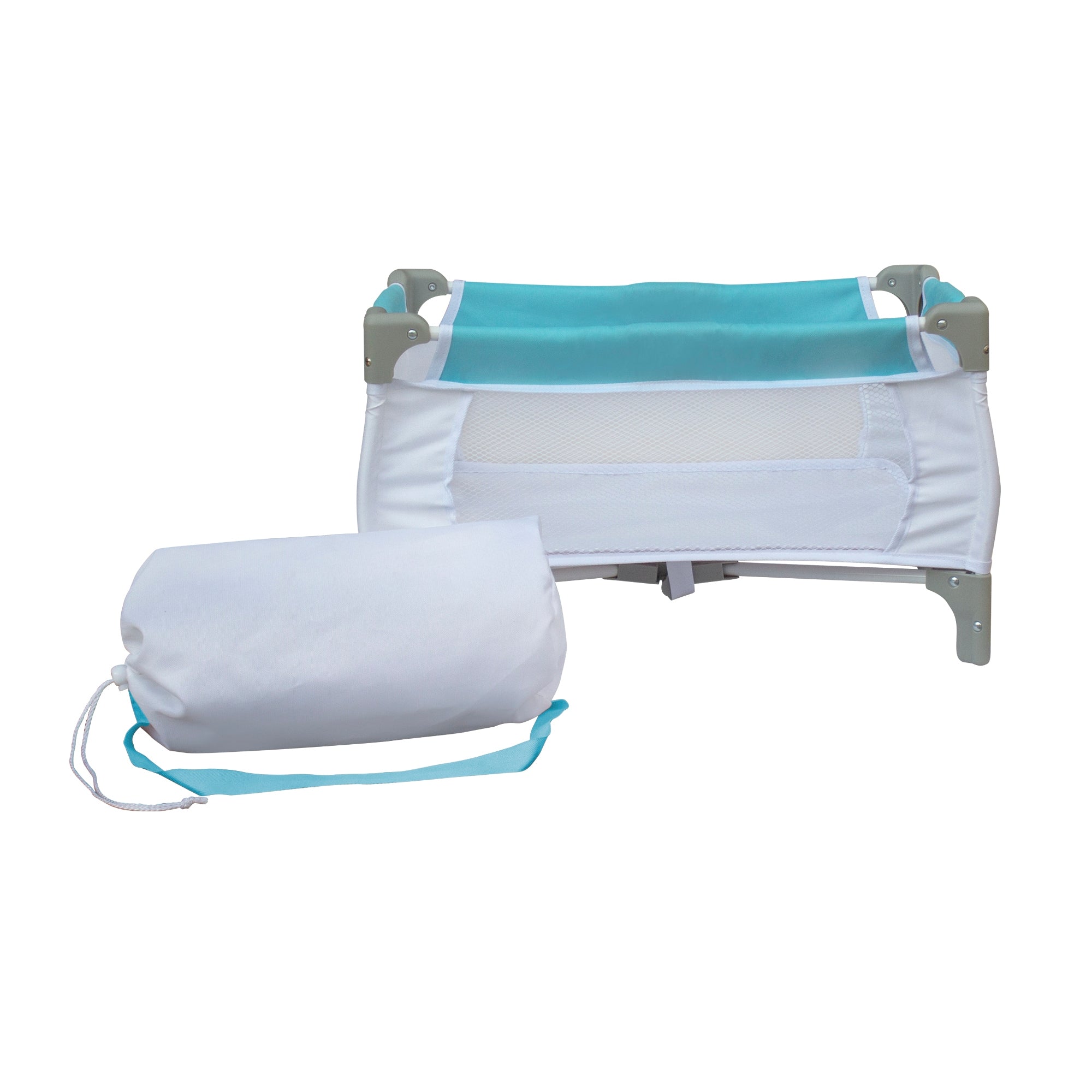 Olivia's Little World 3-in-1 Doll Stroller, Doll High Chair & Cot Set OL-00013