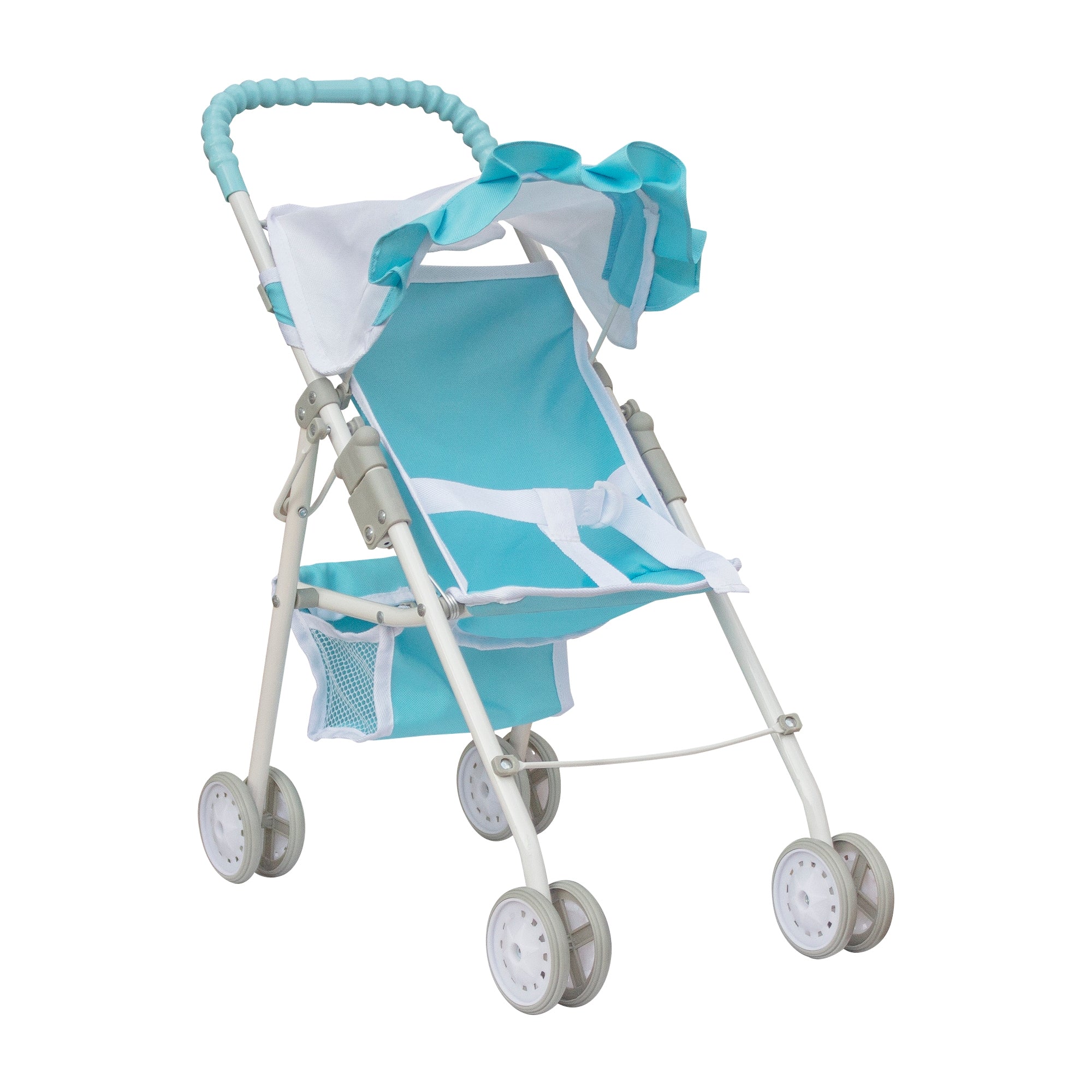 Olivia's Little World 3-in-1 Doll Stroller, Doll High Chair & Cot Set OL-00013