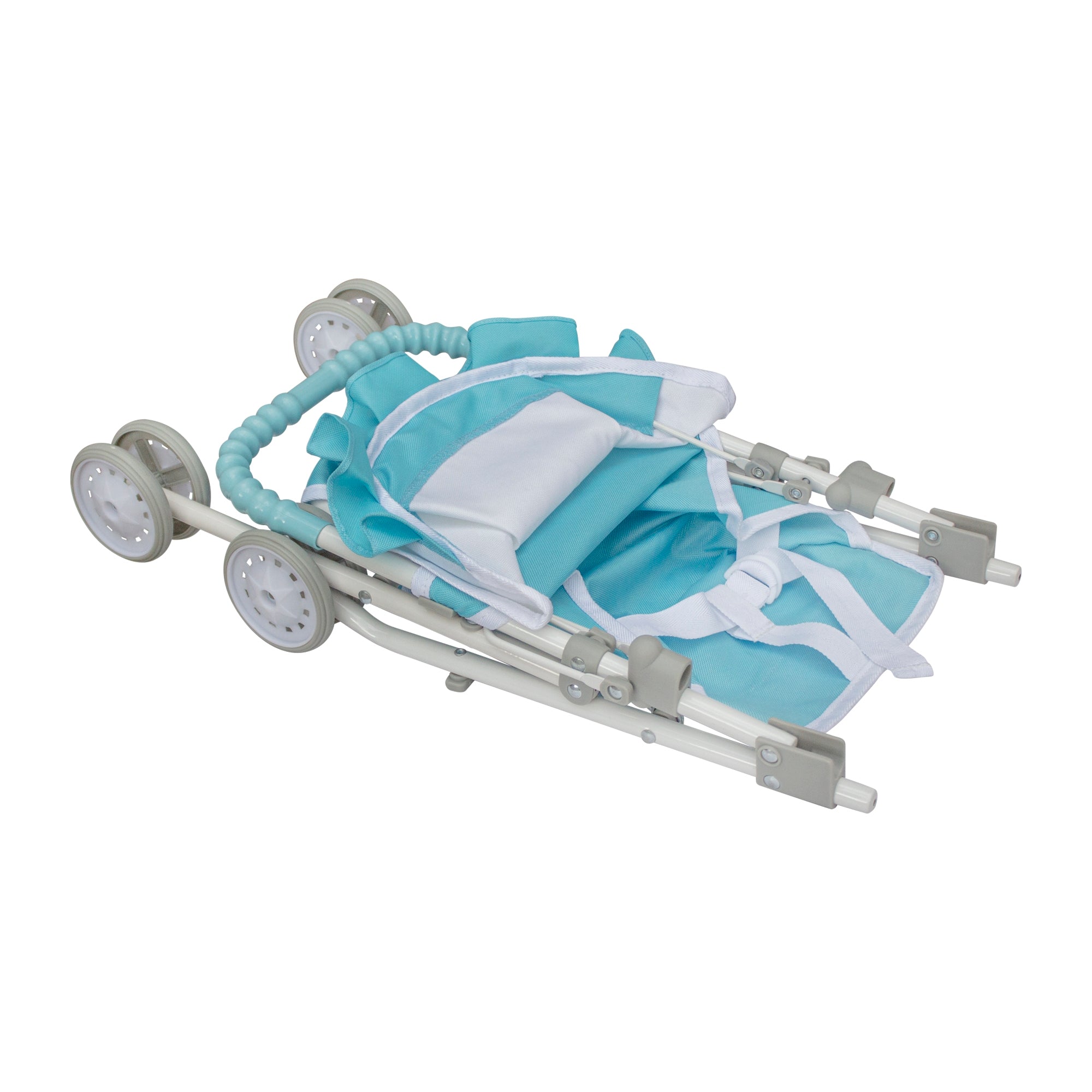 Olivia's Little World 3-in-1 Doll Stroller, Doll High Chair & Cot Set OL-00013
