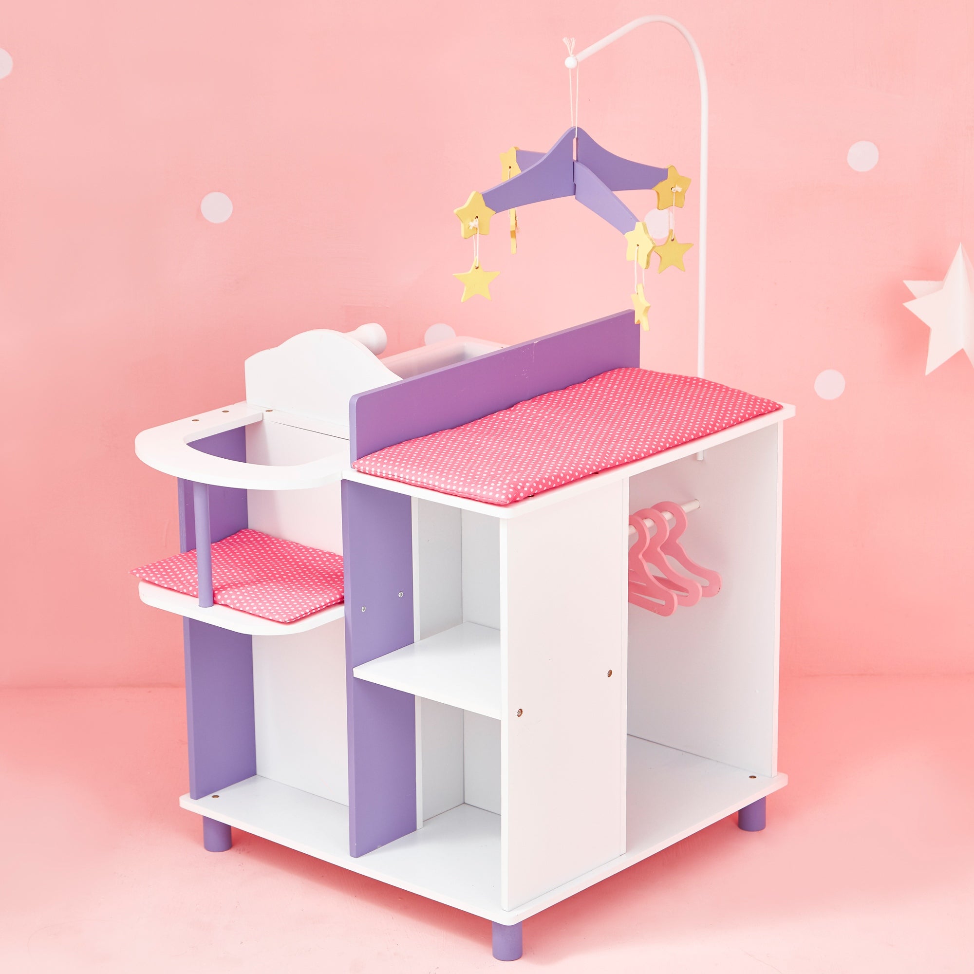 Olivia's Little World Baby Doll Changing Table Station Doll Furniture TD-0203AP