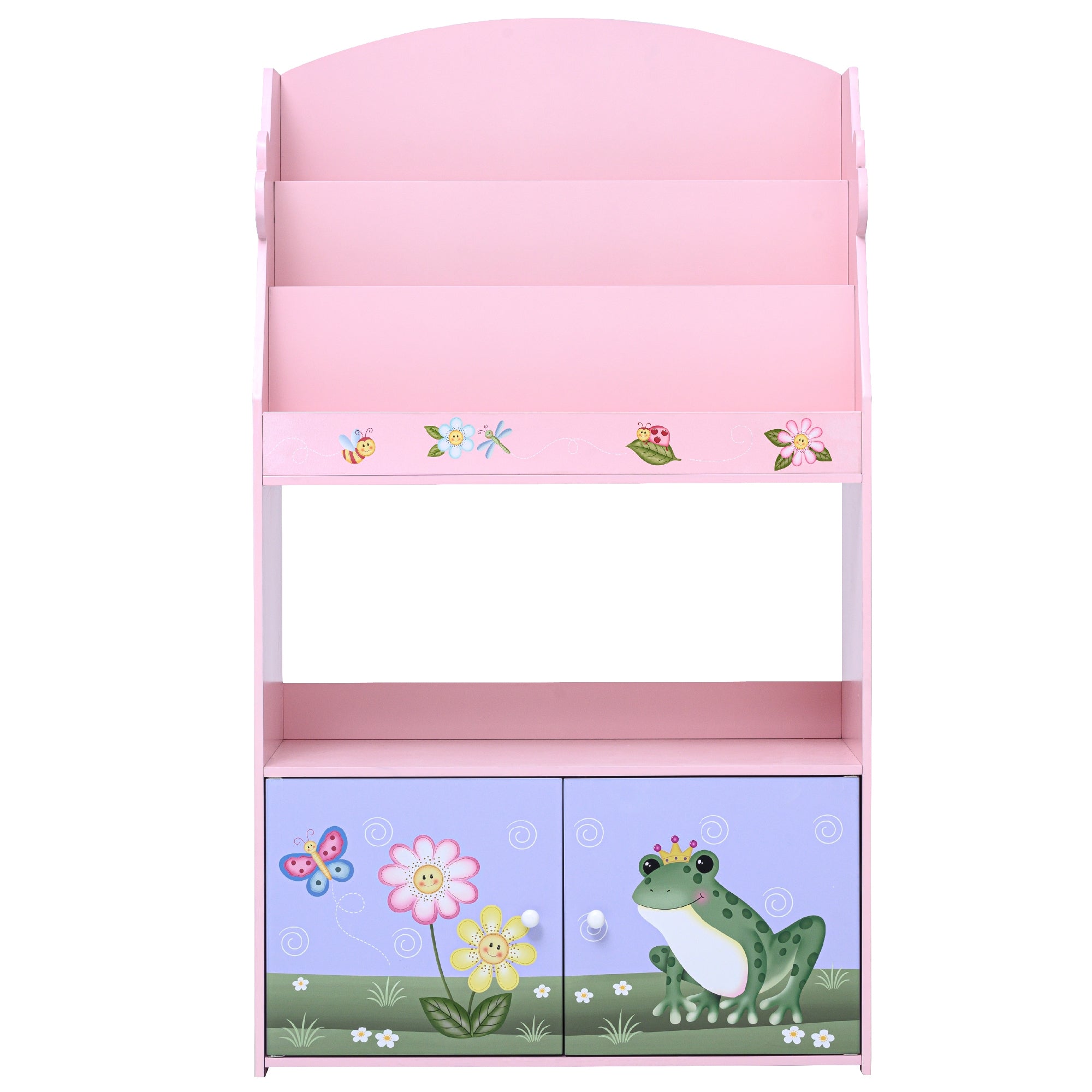 Fantasy Fields Kids Wooden Bookcase 3 Tier & Drawer Magic Garden TD-13394MG