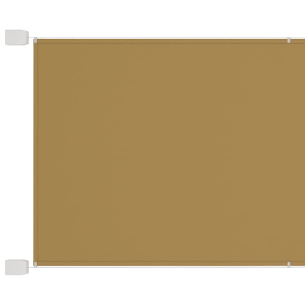 Vertical Awning Beige 100x600 cm Oxford Fabric