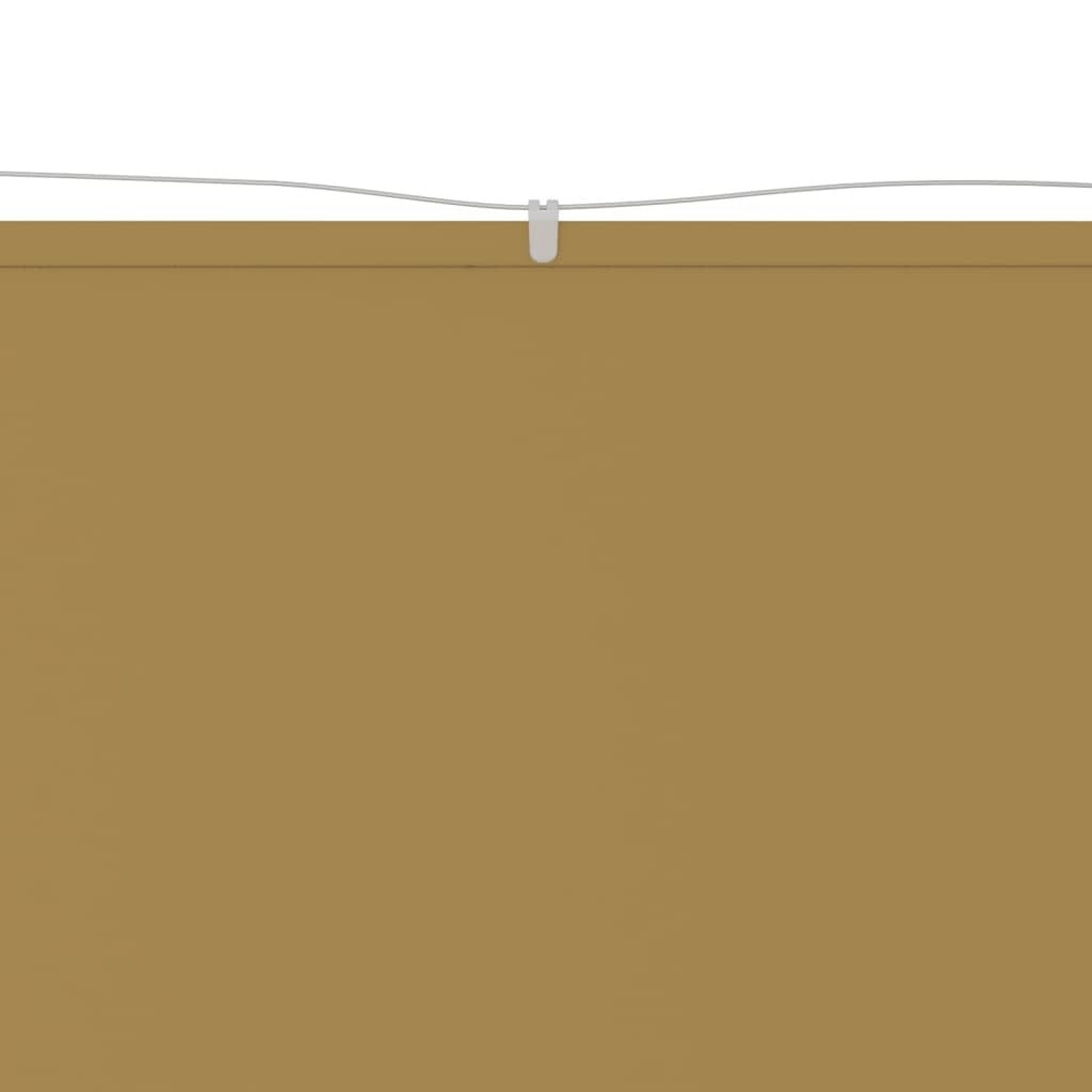 Vertical Awning Beige 100x600 cm Oxford Fabric
