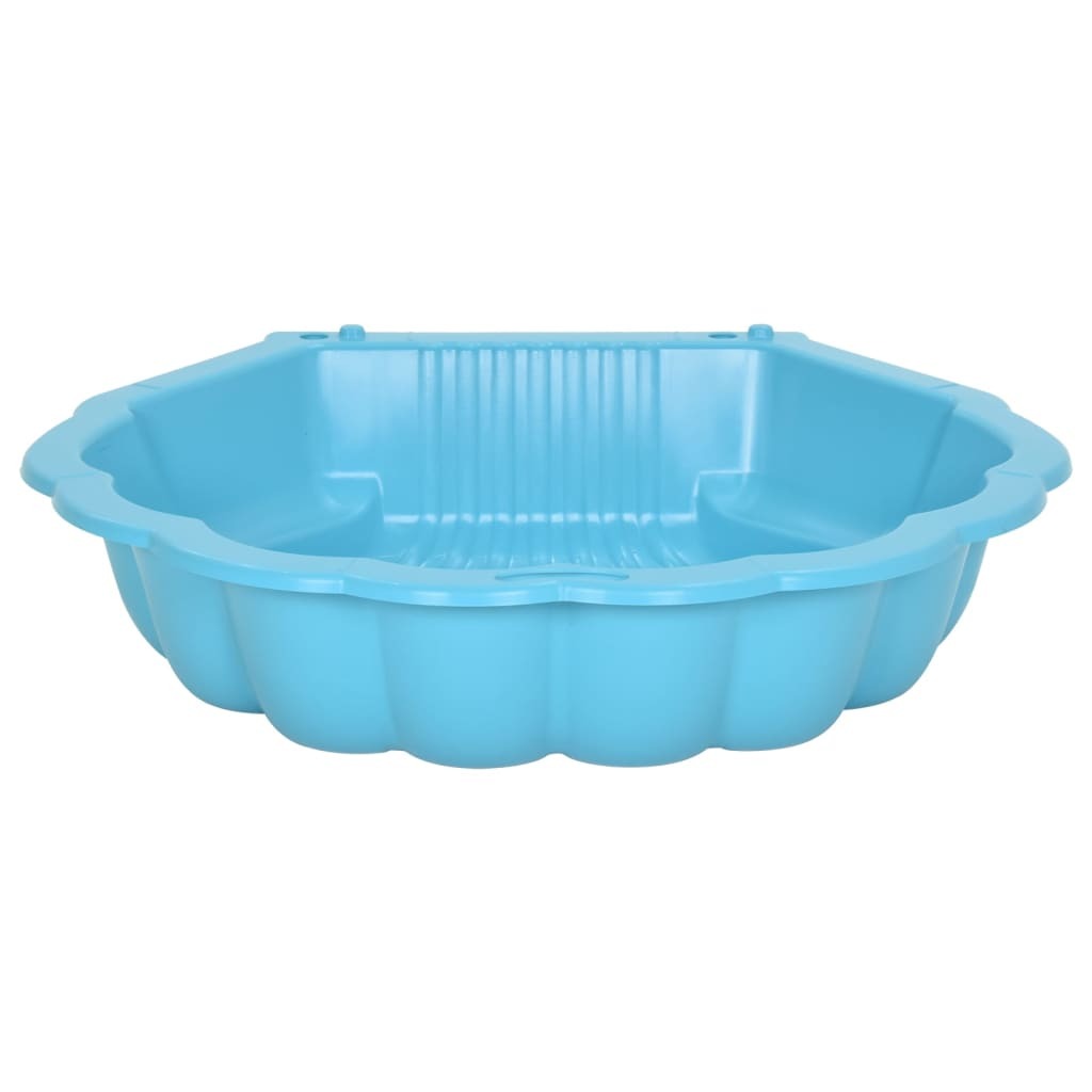 Sandpits 2 pcs Blue 77x87x21cm Plastic