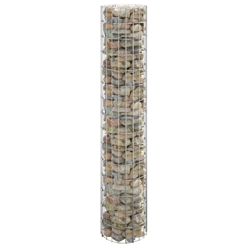 Circular Gabion Raised Bed Galvanised Steel 30x150 cm