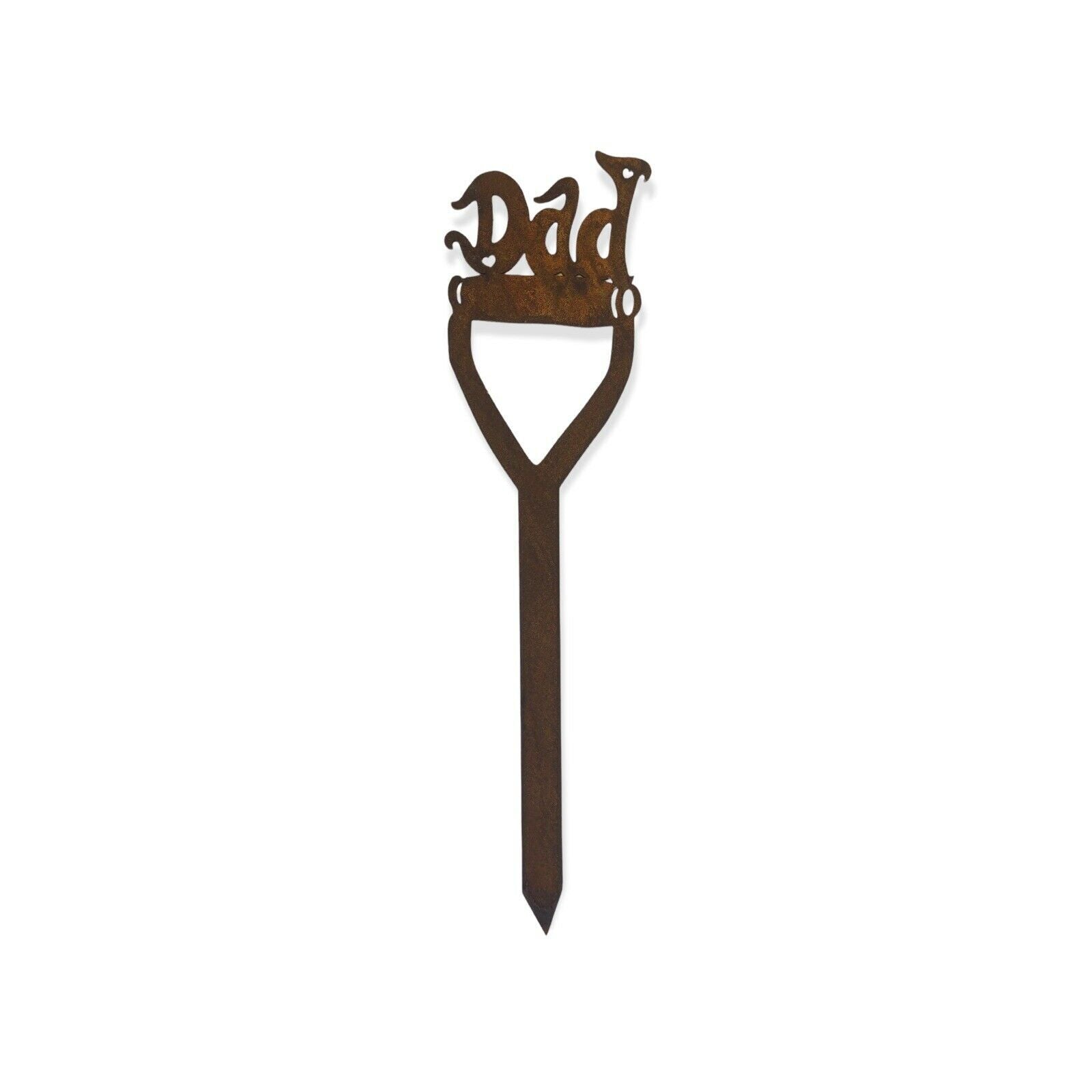 Dad on a Spade Garden Sign decoration gift