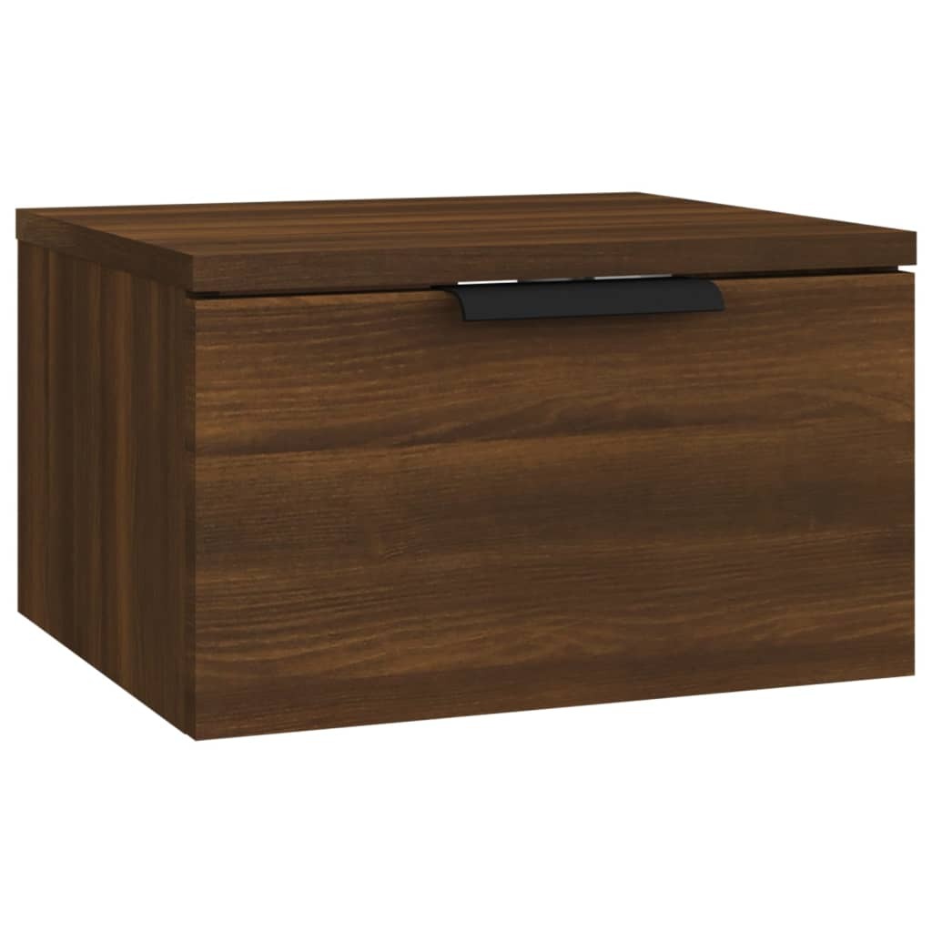 Wall-mounted Bedside Cabinets 2 pcs Brown Oak 34x30x20 cm