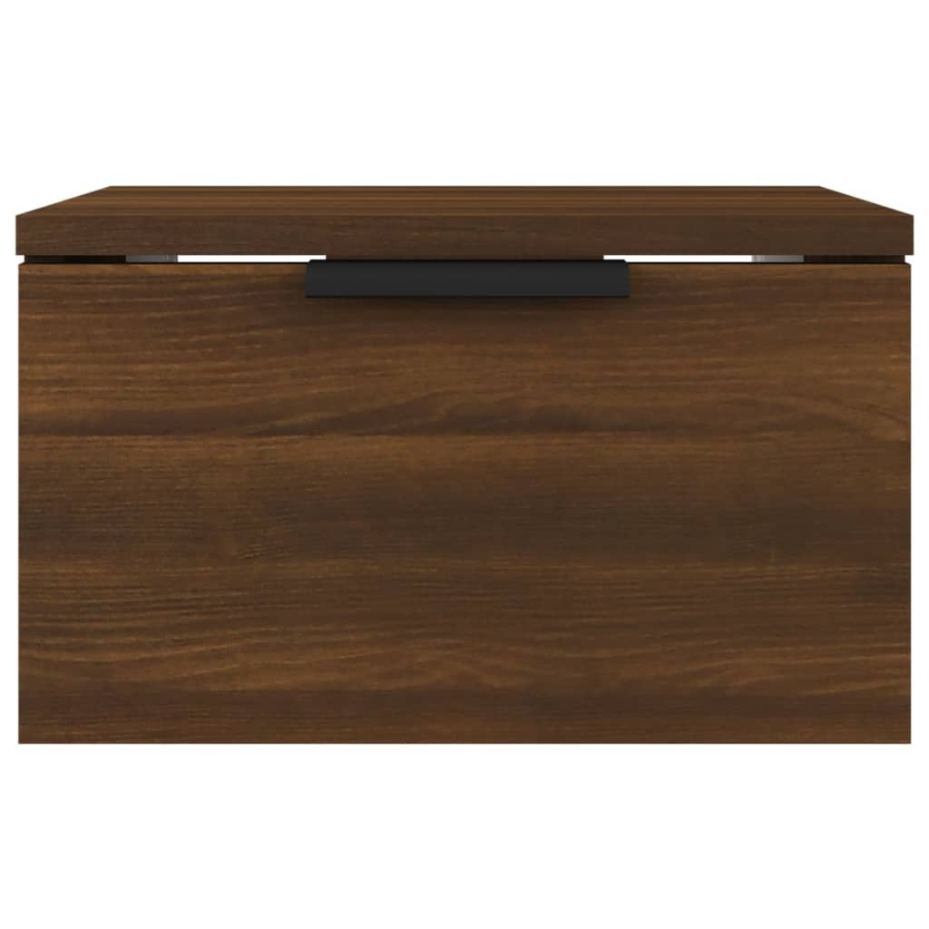 Wall-mounted Bedside Cabinets 2 pcs Brown Oak 34x30x20 cm