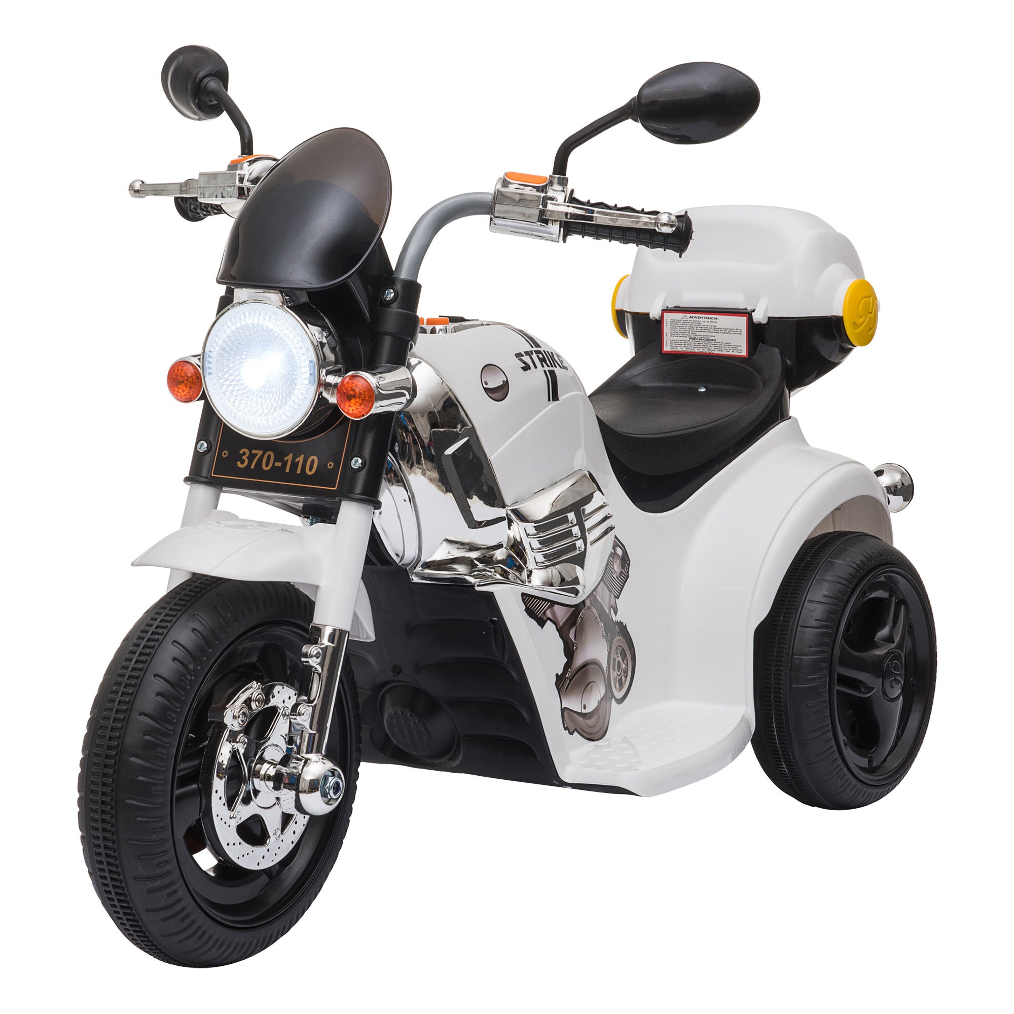 3km/h Electric Motorbike Ride On Lights Music Horn Storage 18-36 month