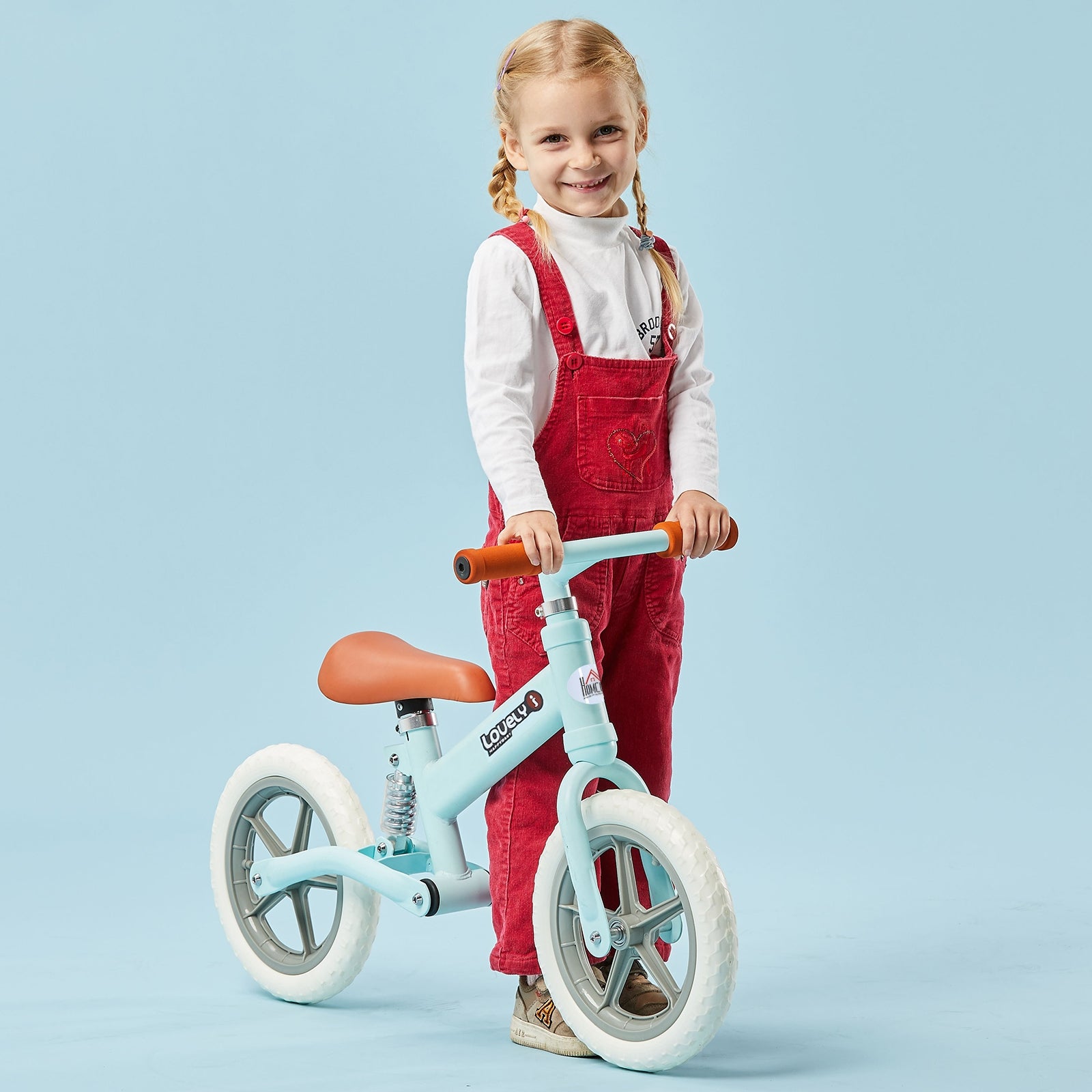 Kid Balance Bike ChildrenBicycle Adjustable Seat 2-5 Years No Pedal HOMCOM