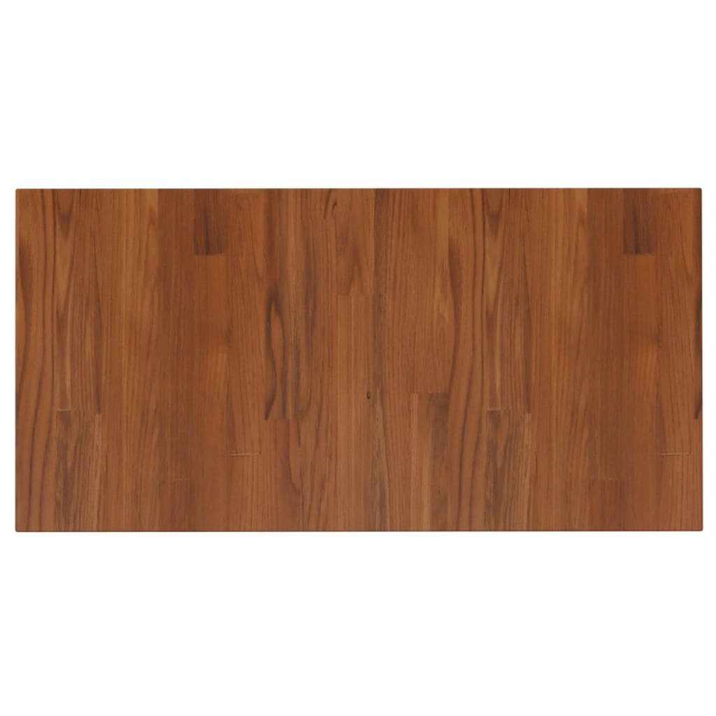 Bathroom Countertop Dark Brown 80x40x2.5cm Treated Solid Wood